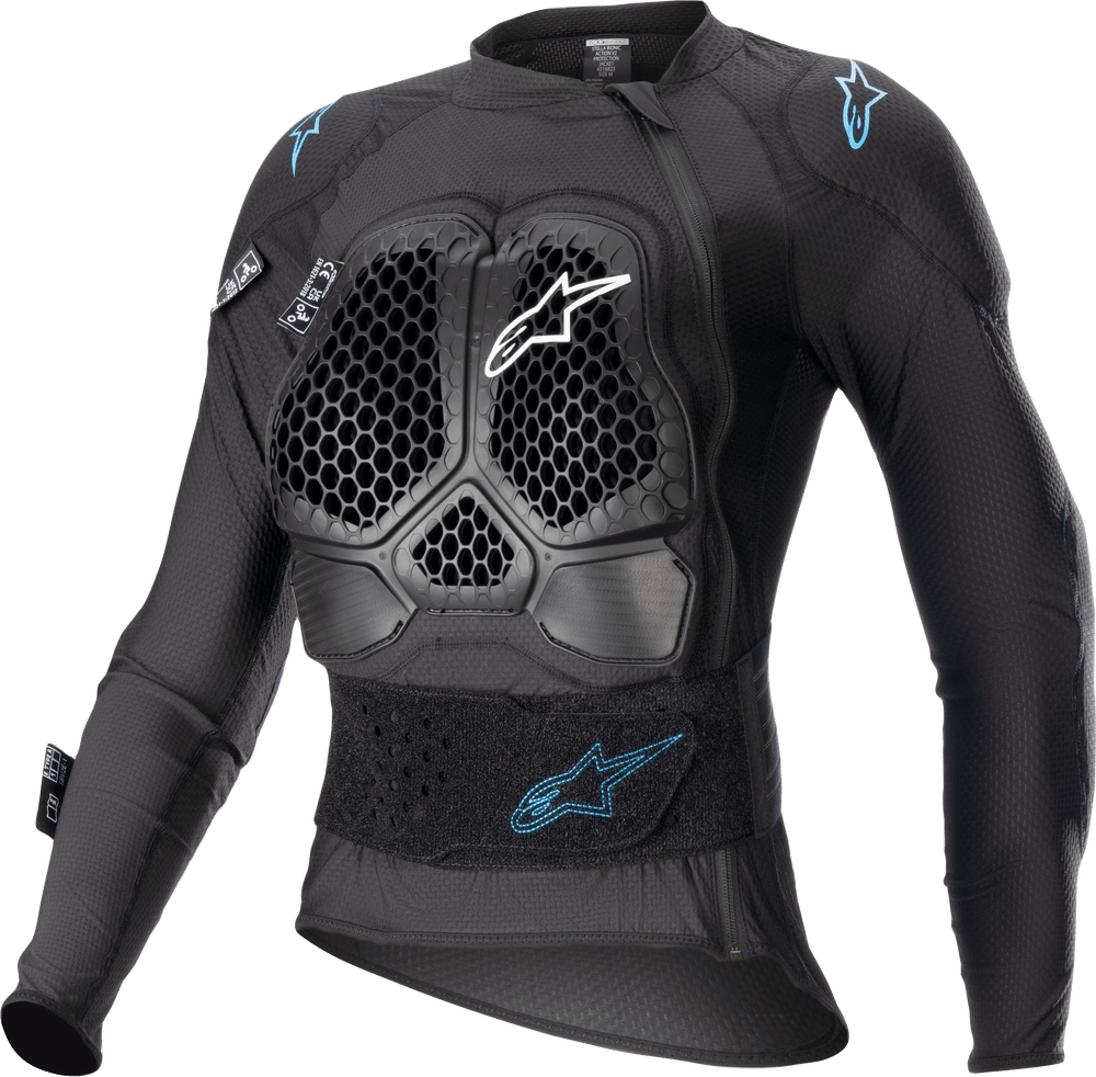 STELLA BIONIC ACTION V2 PROTECTION JACKET BLK/CYAN MD