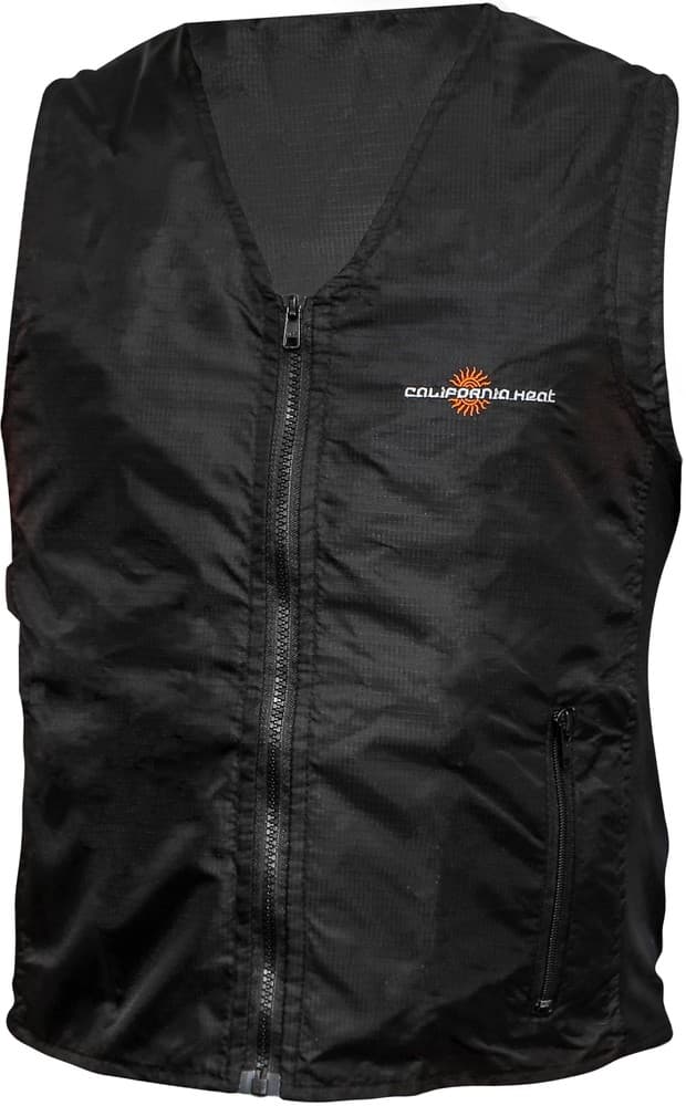CALIFORNIA HEAT 7V Heated Vest — 4X-Large - 5X-Large / Black