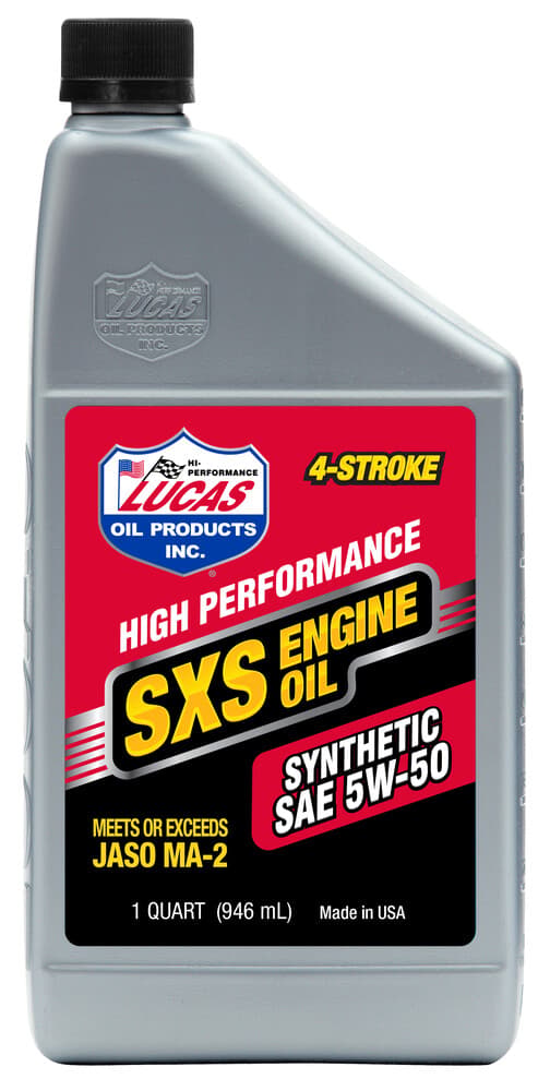 SXS SYNTHETIC OIL 5W50 4T 1 QT (6/CASE SOLD EA)