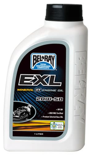 EXL MINERAL OIL 20W50 4T 1L (12/CASE SOLD EA)
