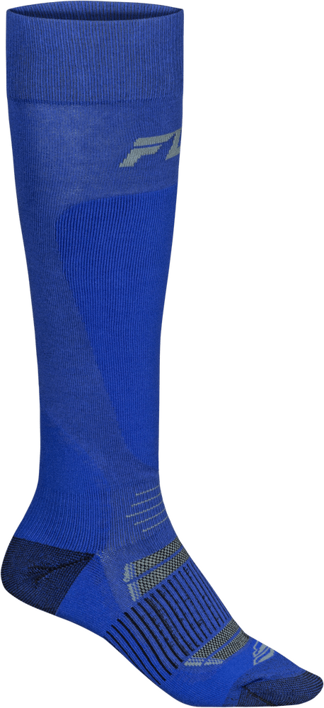 SNOW MIDWEIGHT WOOL SOCK BLUE LG/XL