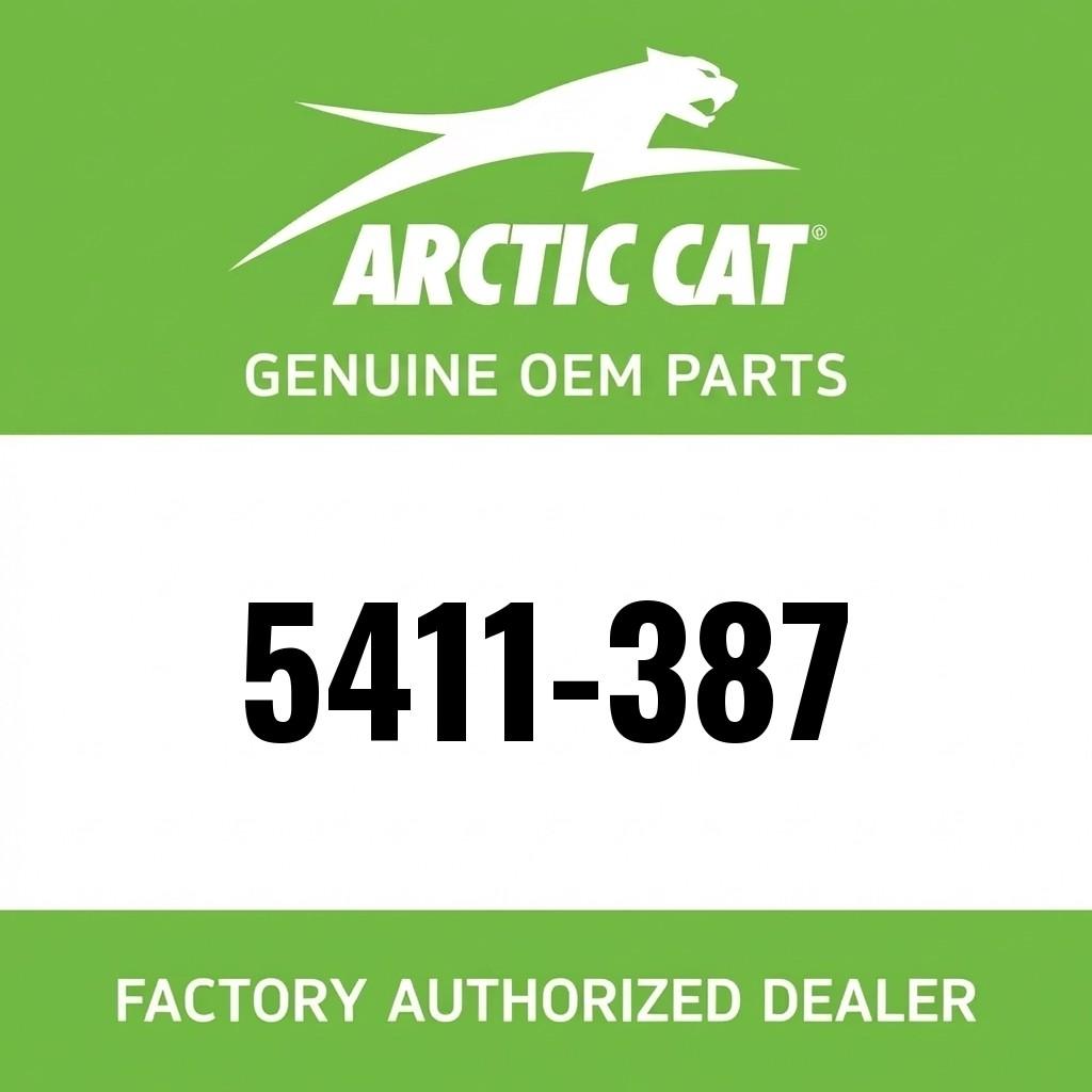 Decal, "400" - Left - Red image 1