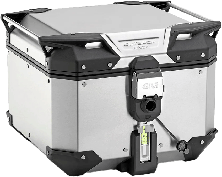 GIVI Outback EVO Smart Top Case — 42 L / Silver