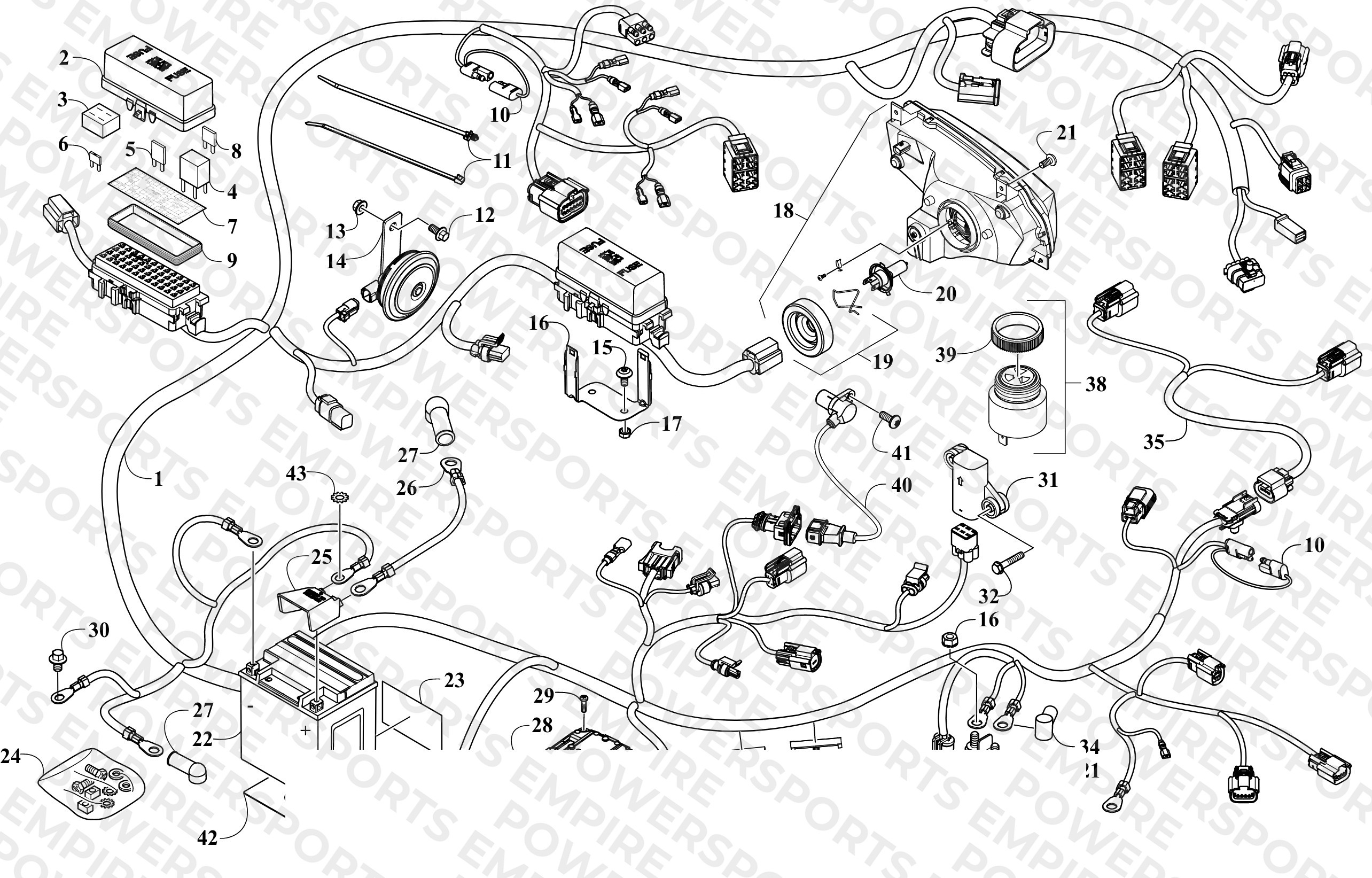 WIRING HARNESS / CONTROL UNIT