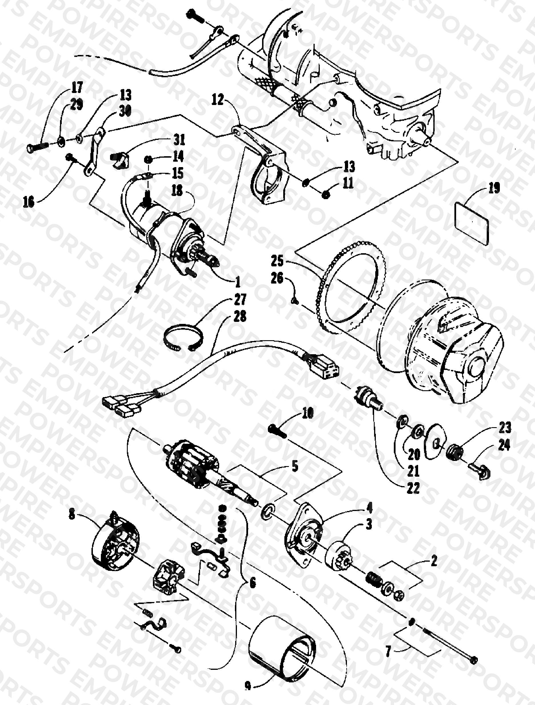 ELECTRIC START ASSEMBLY