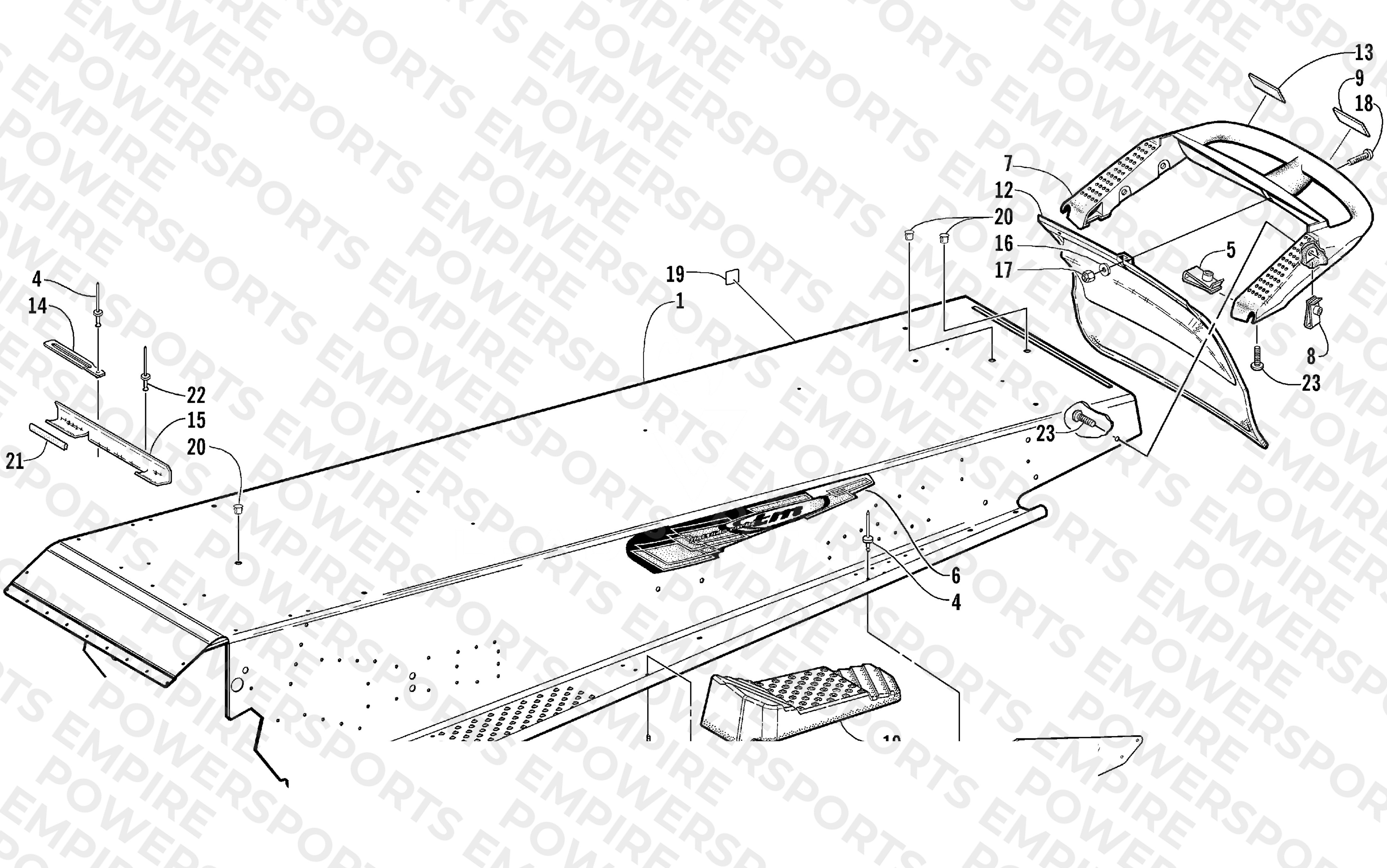 TUNNEL AND REAR BUMPER