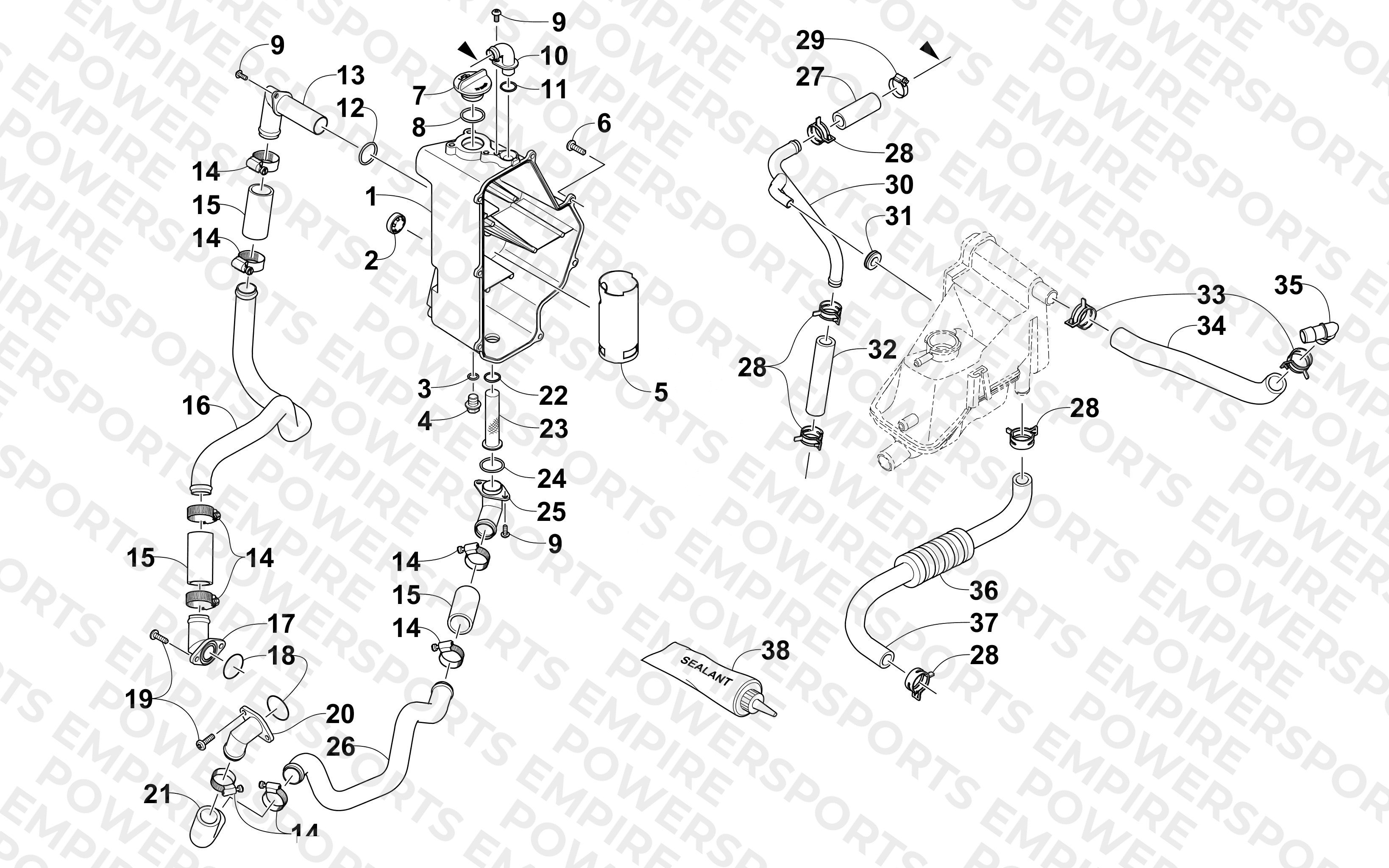 OIL TANK ASSEMBLY