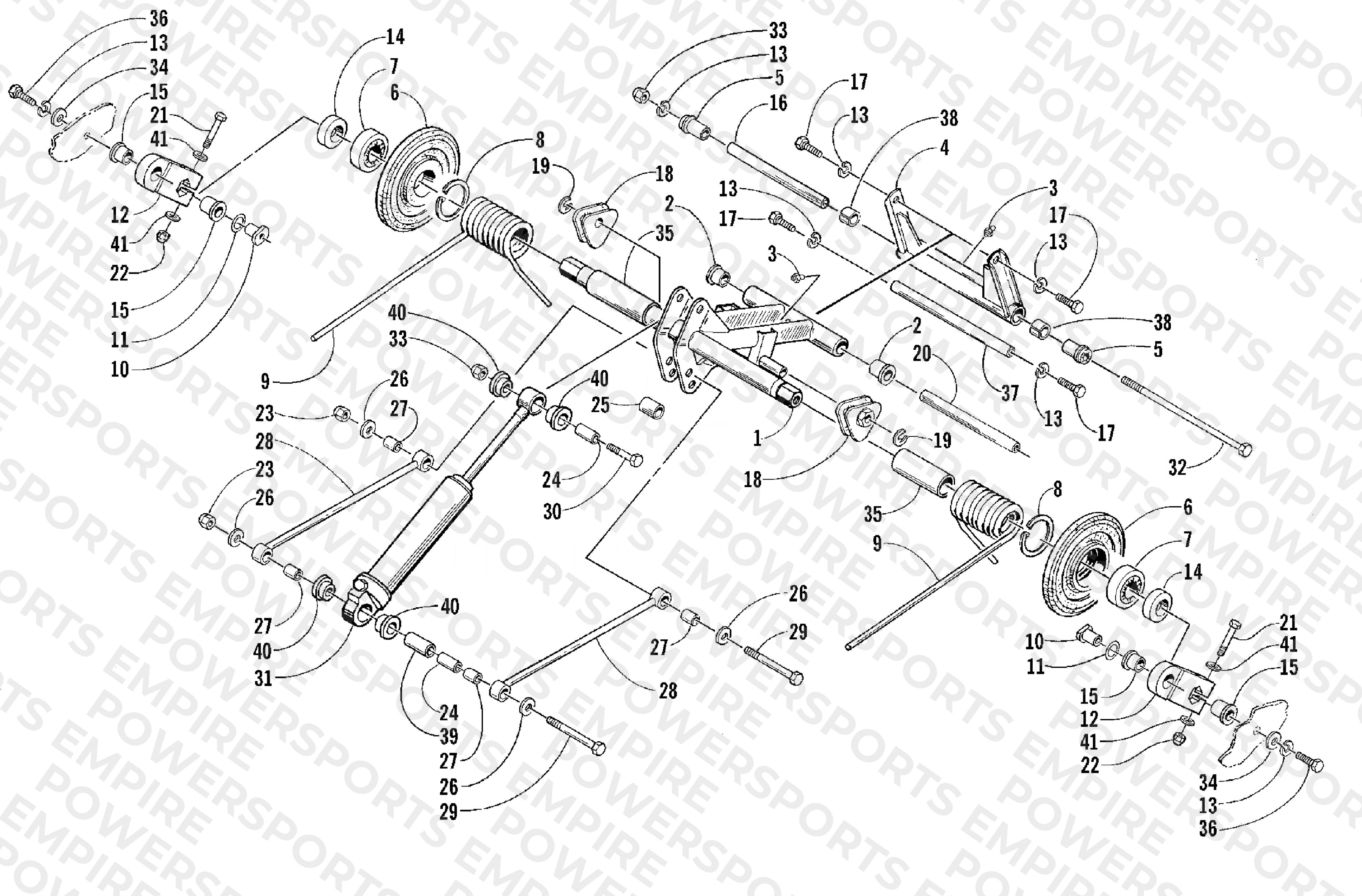REAR SUSPENSION REAR ARM ASSEMBLY