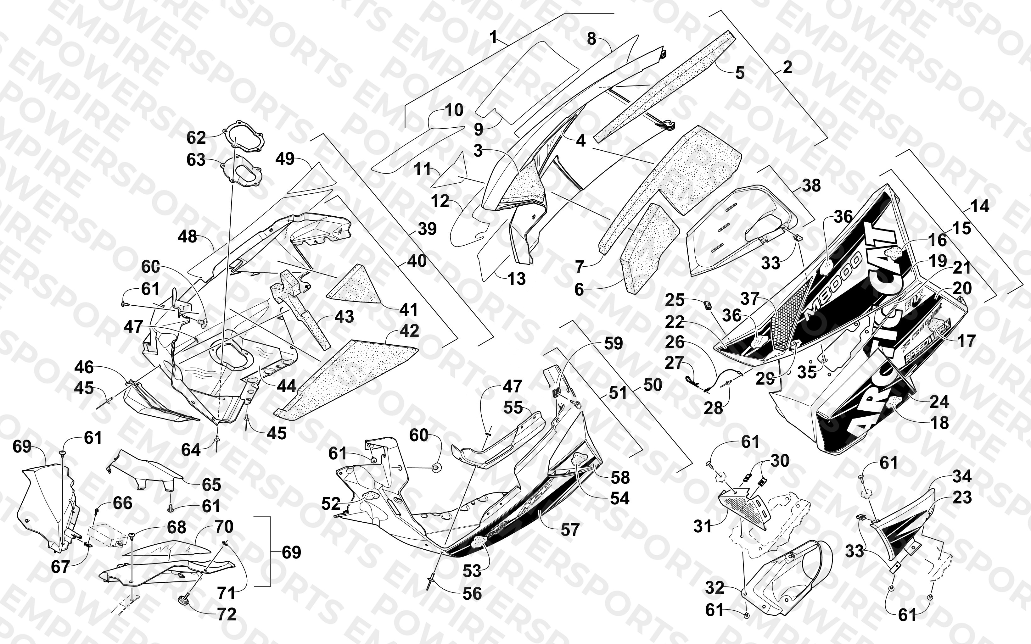 SKID PLATE AND SIDE PANEL ASSEMBLY