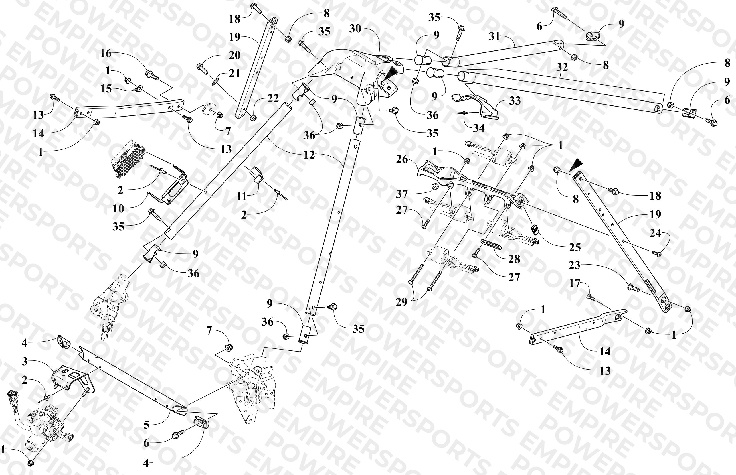 STEERING SUPPORT ASSEMBLY