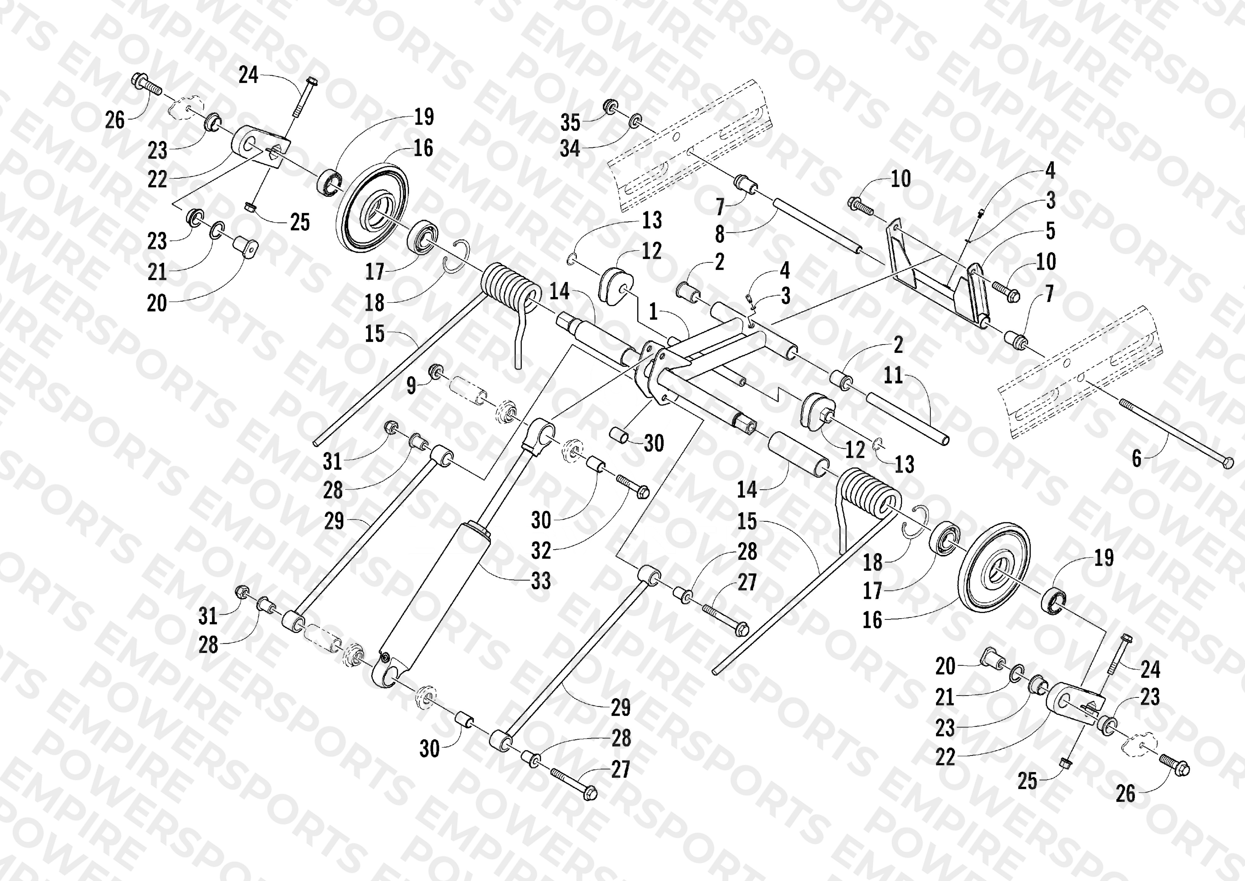 REAR SUSPENSION REAR ARM ASSEMBLY