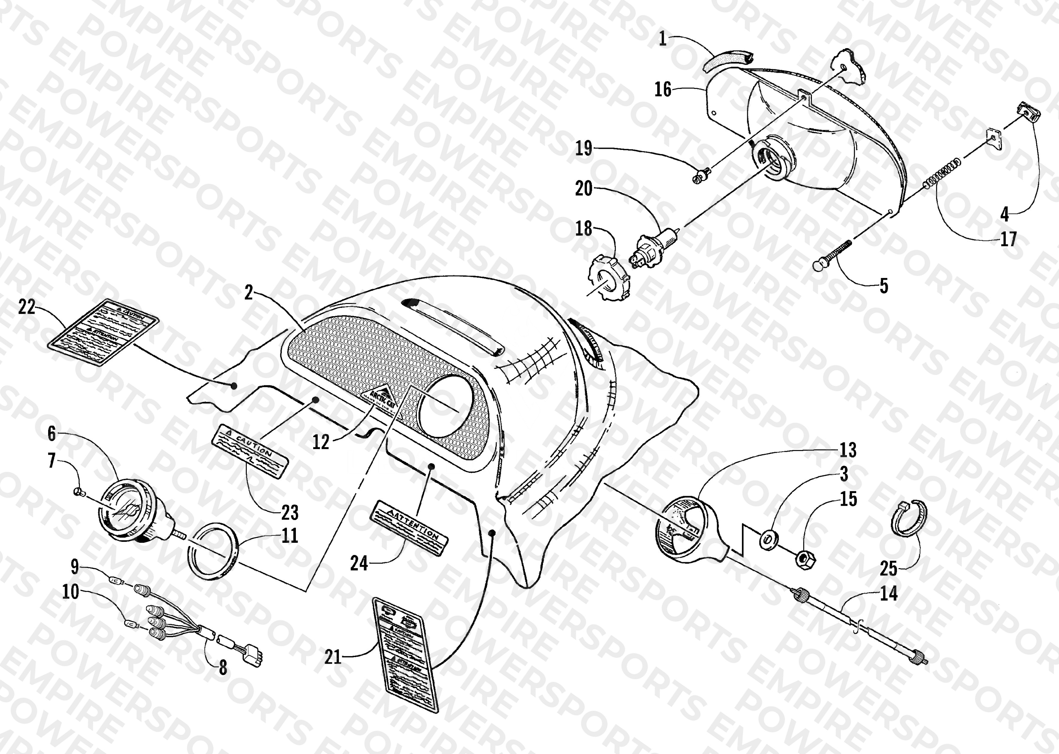 HEADLIGHT AND INSTRUMENT POD