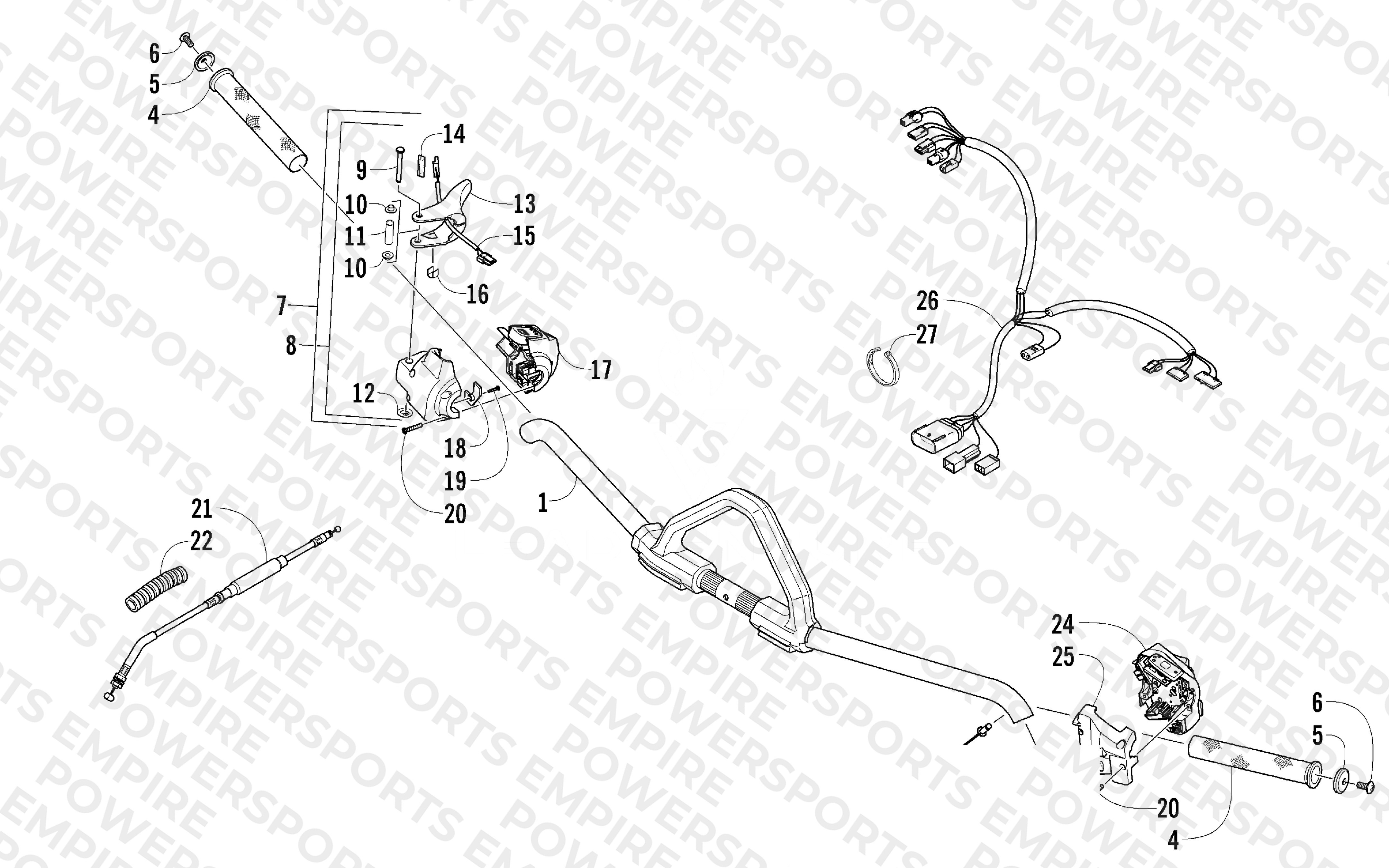 HANDLEBAR AND CONTROLS