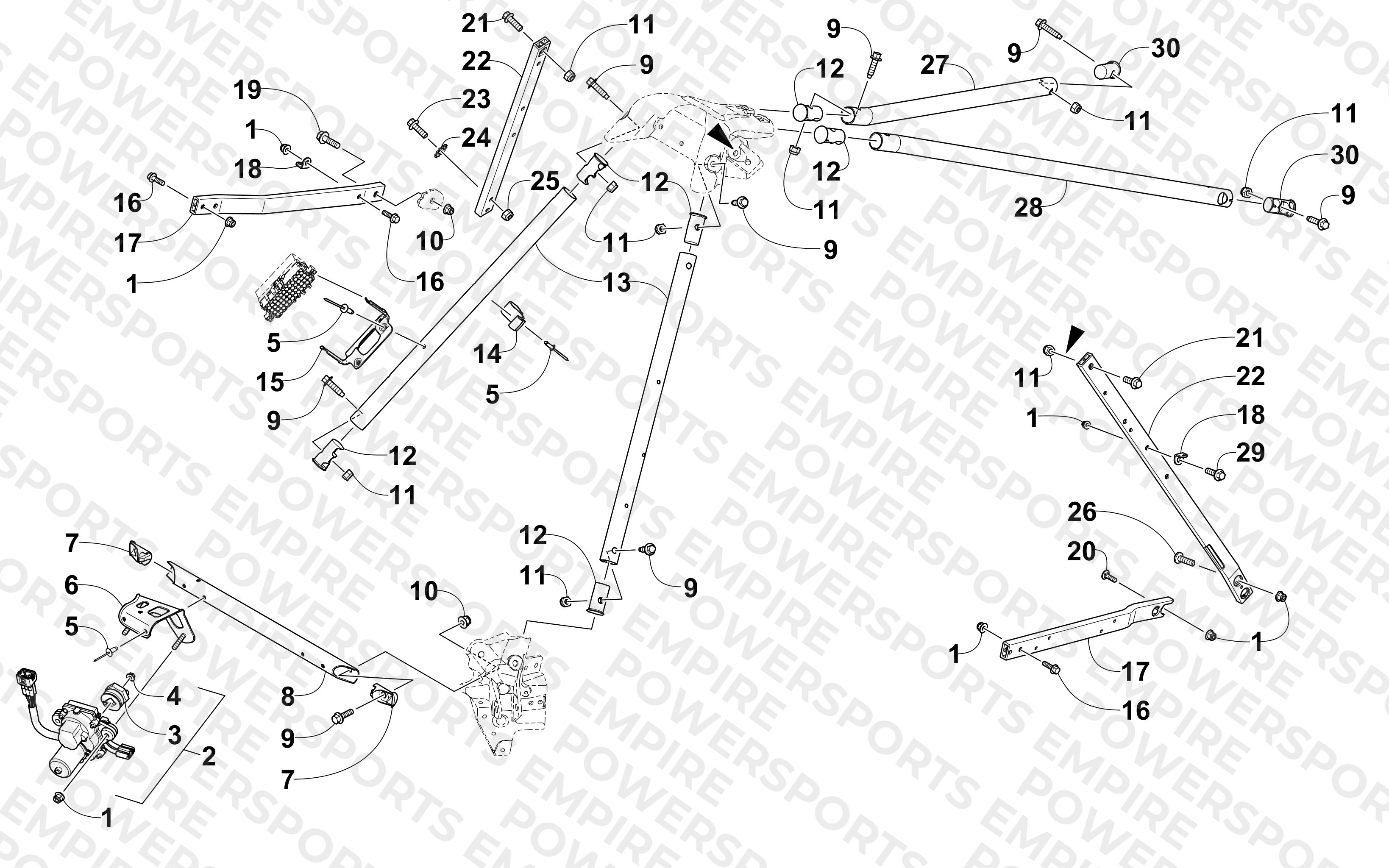 STEERING SUPPORT ASSEMBLY