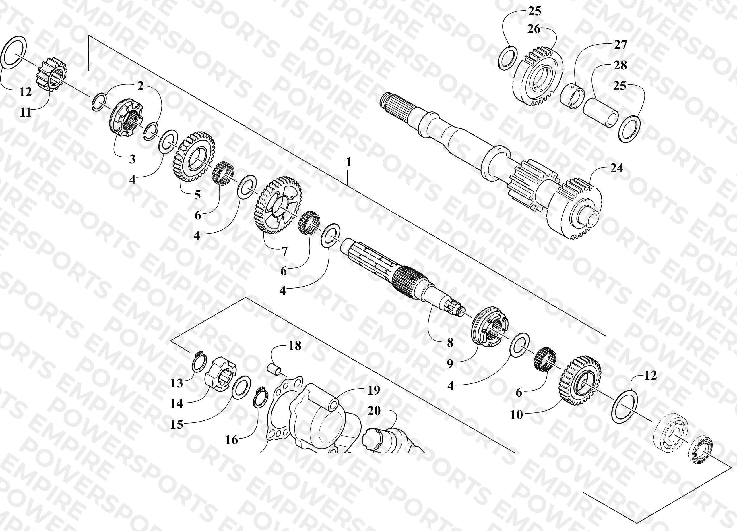 SECONDARY TRANSMISSION ASSEMBLY
