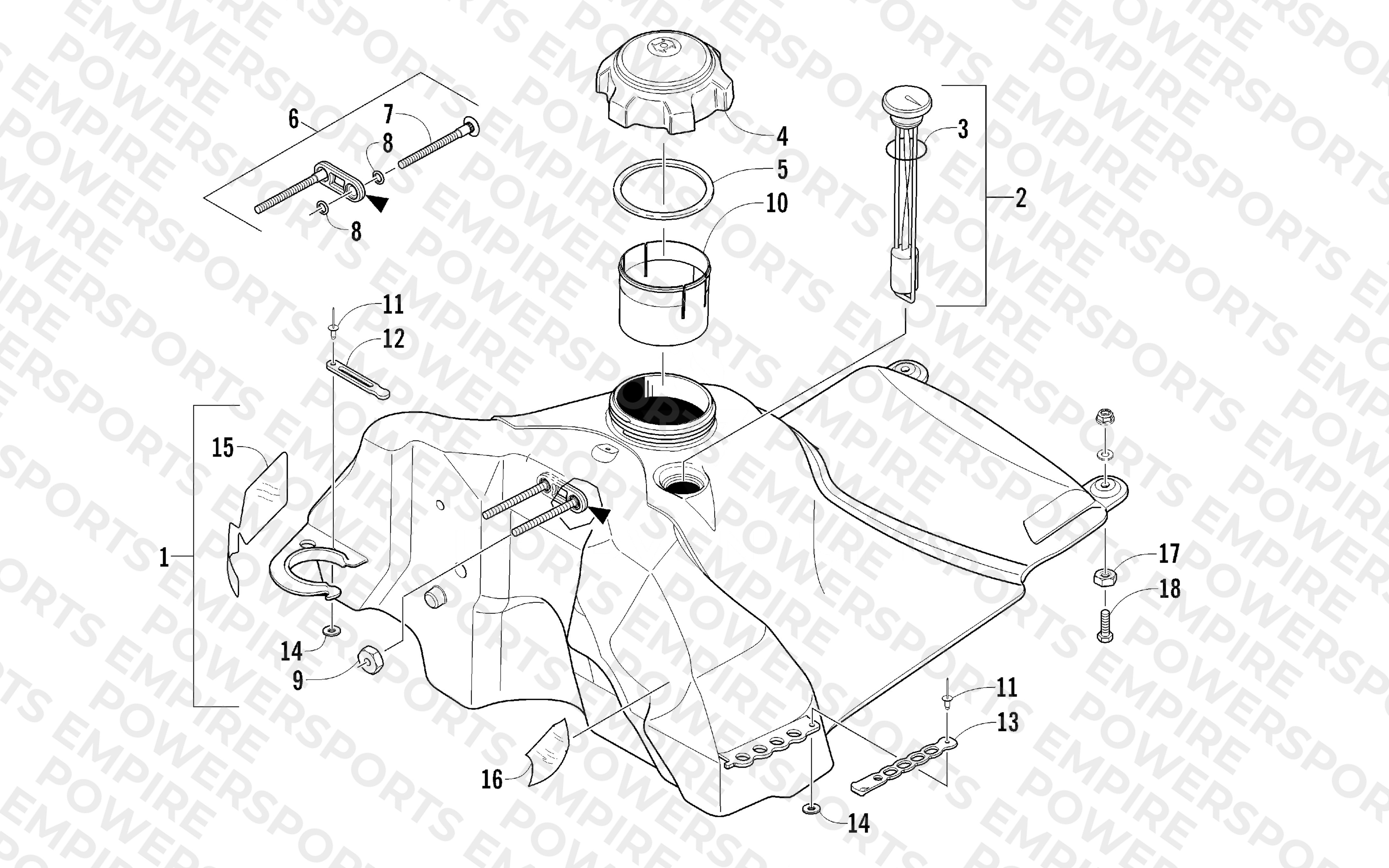 GAS TANK ASSEMBLY