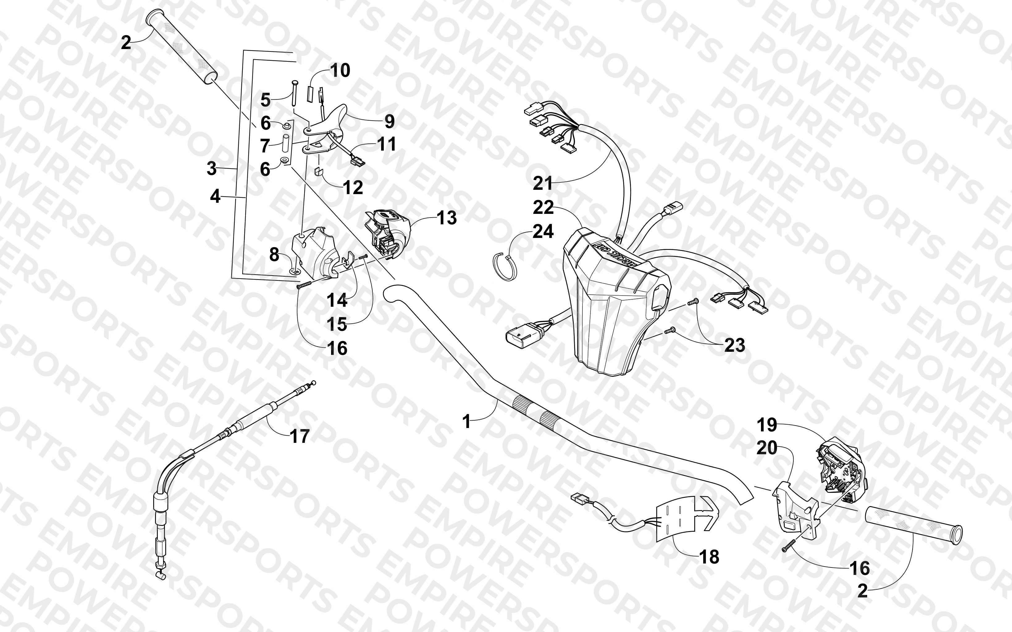 HANDLEBAR AND CONTROLS