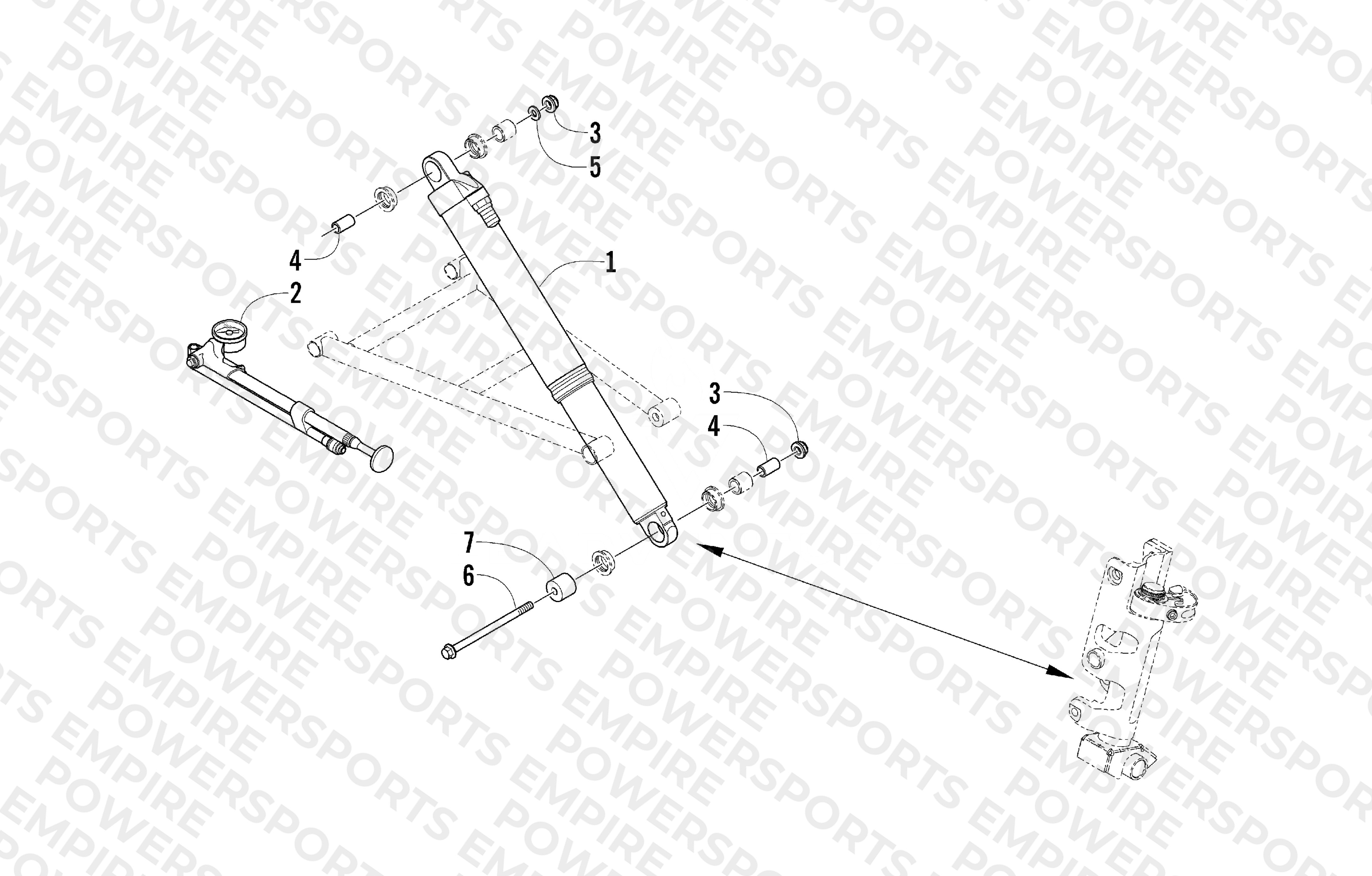 FRONT SUSPENSION SHOCK ABSORBER ASSEMBLY