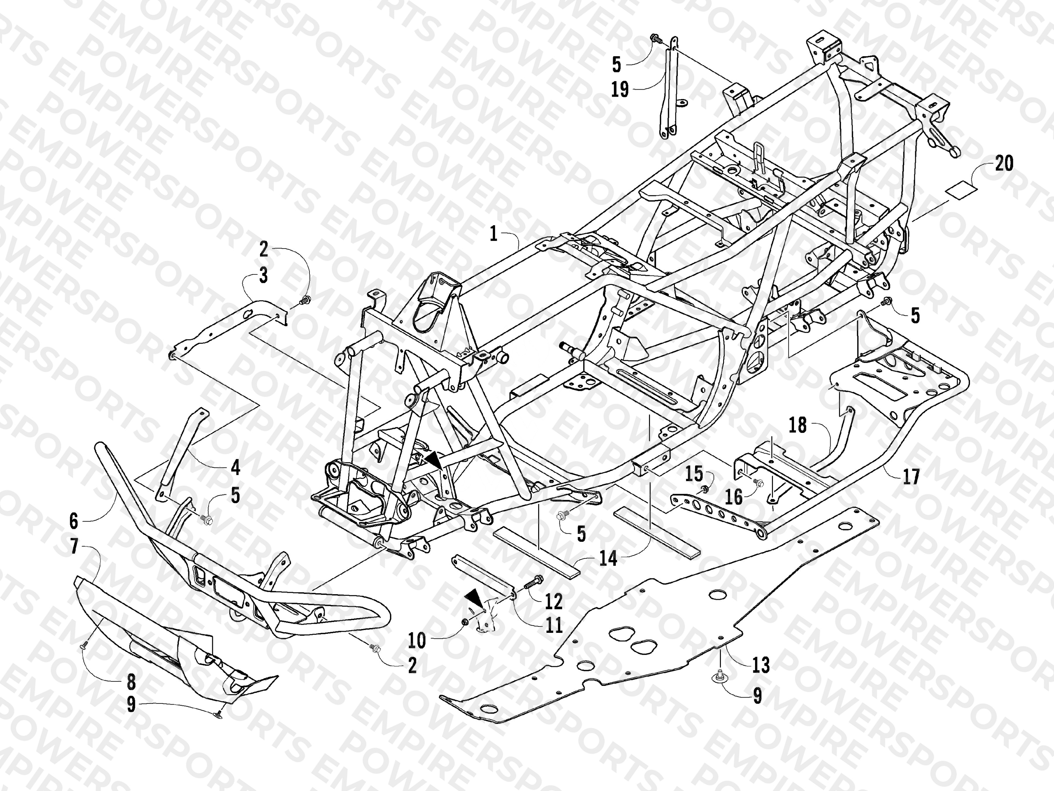 FRAME AND RELATED PARTS