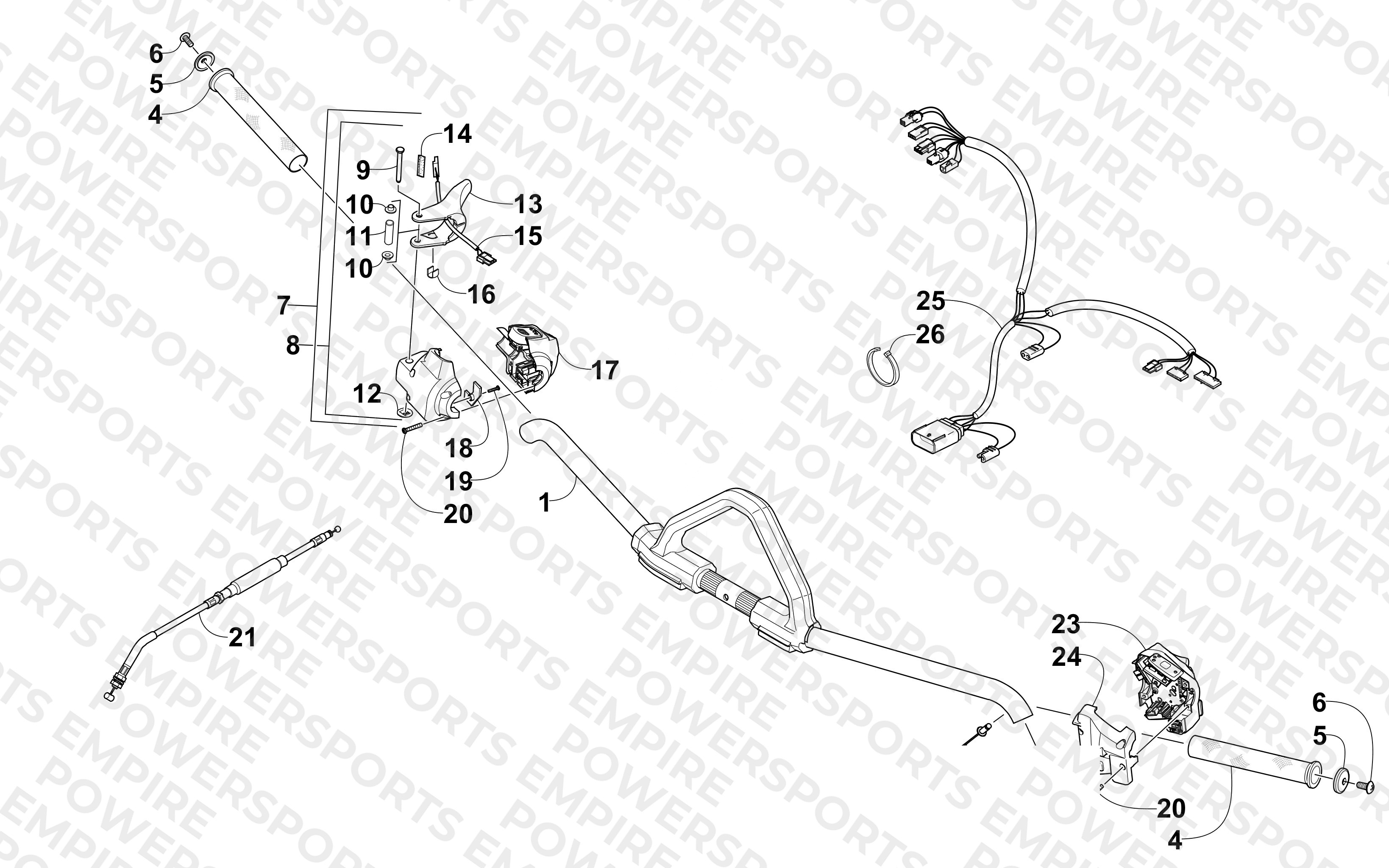 HANDLEBAR AND CONTROLS