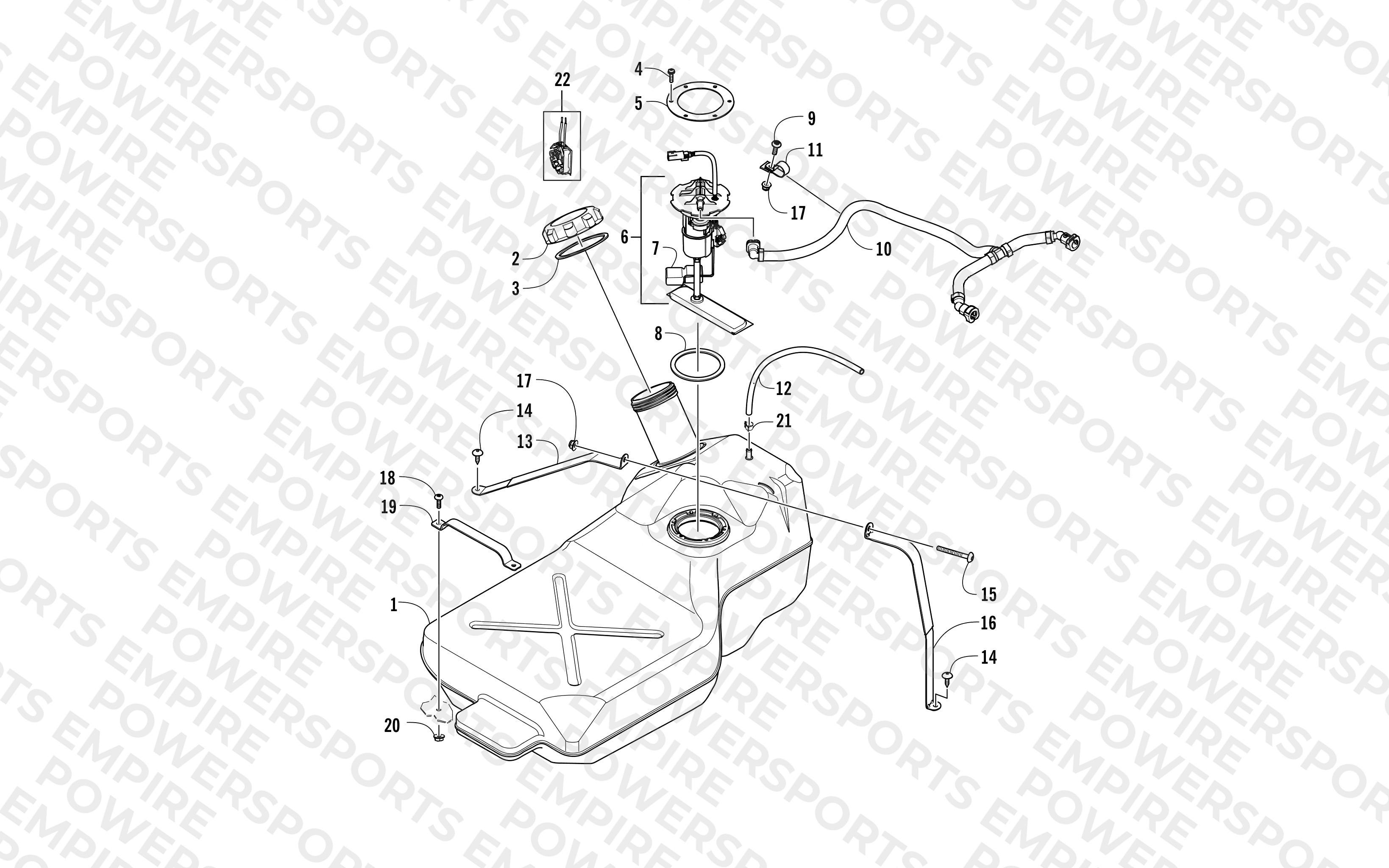 GAS TANK ASSEMBLY
