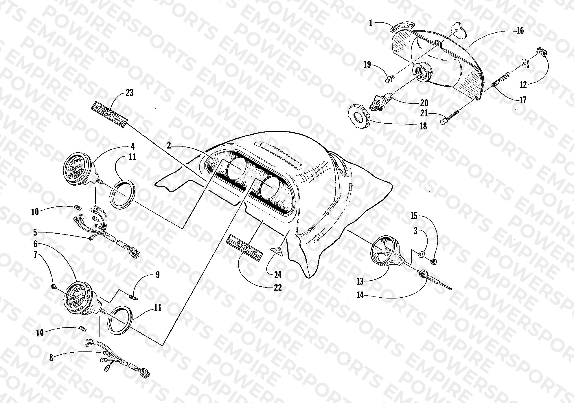 HEADLIGHT AND INSTRUMENT POD