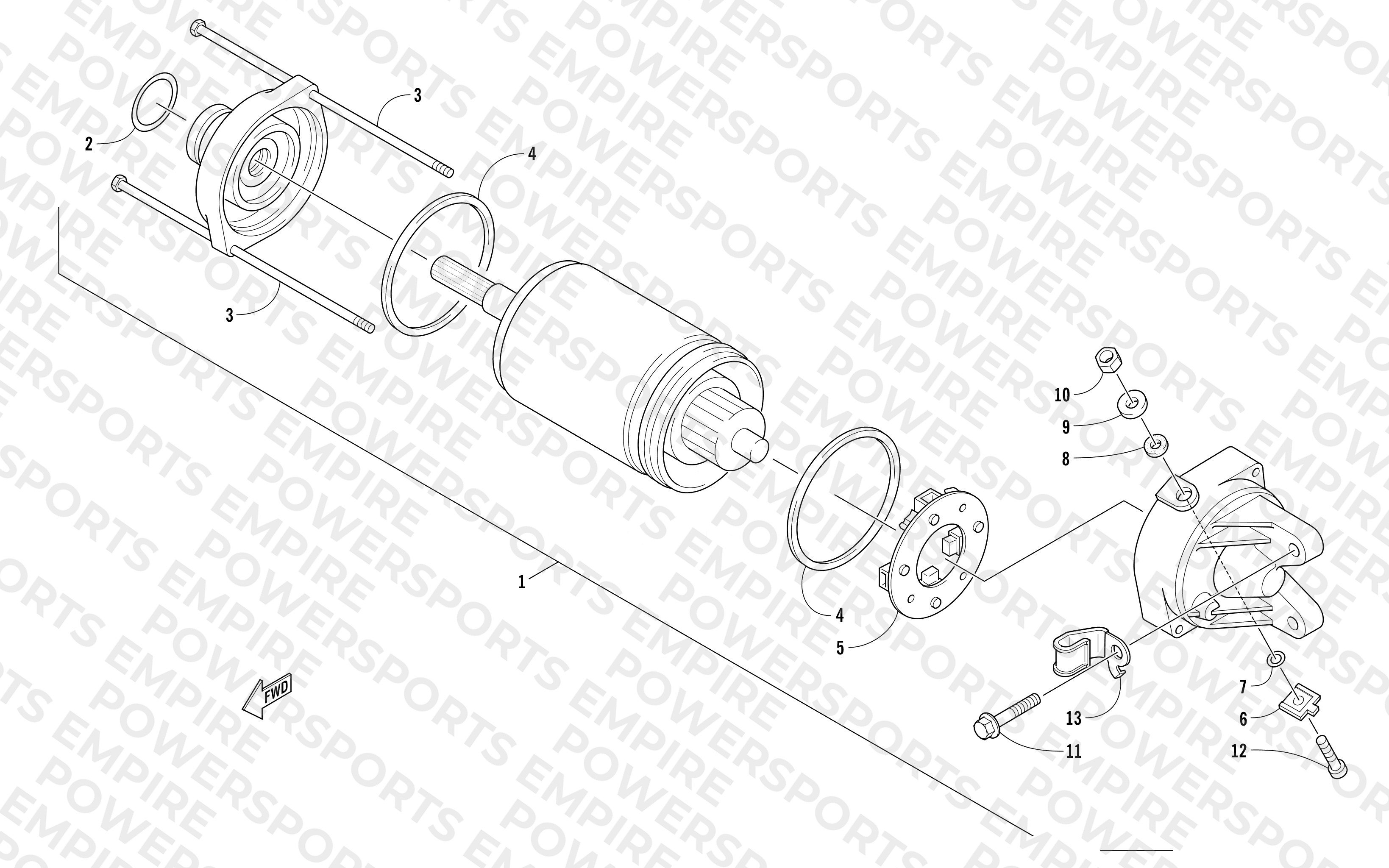 STARTER MOTOR ASSEMBLY