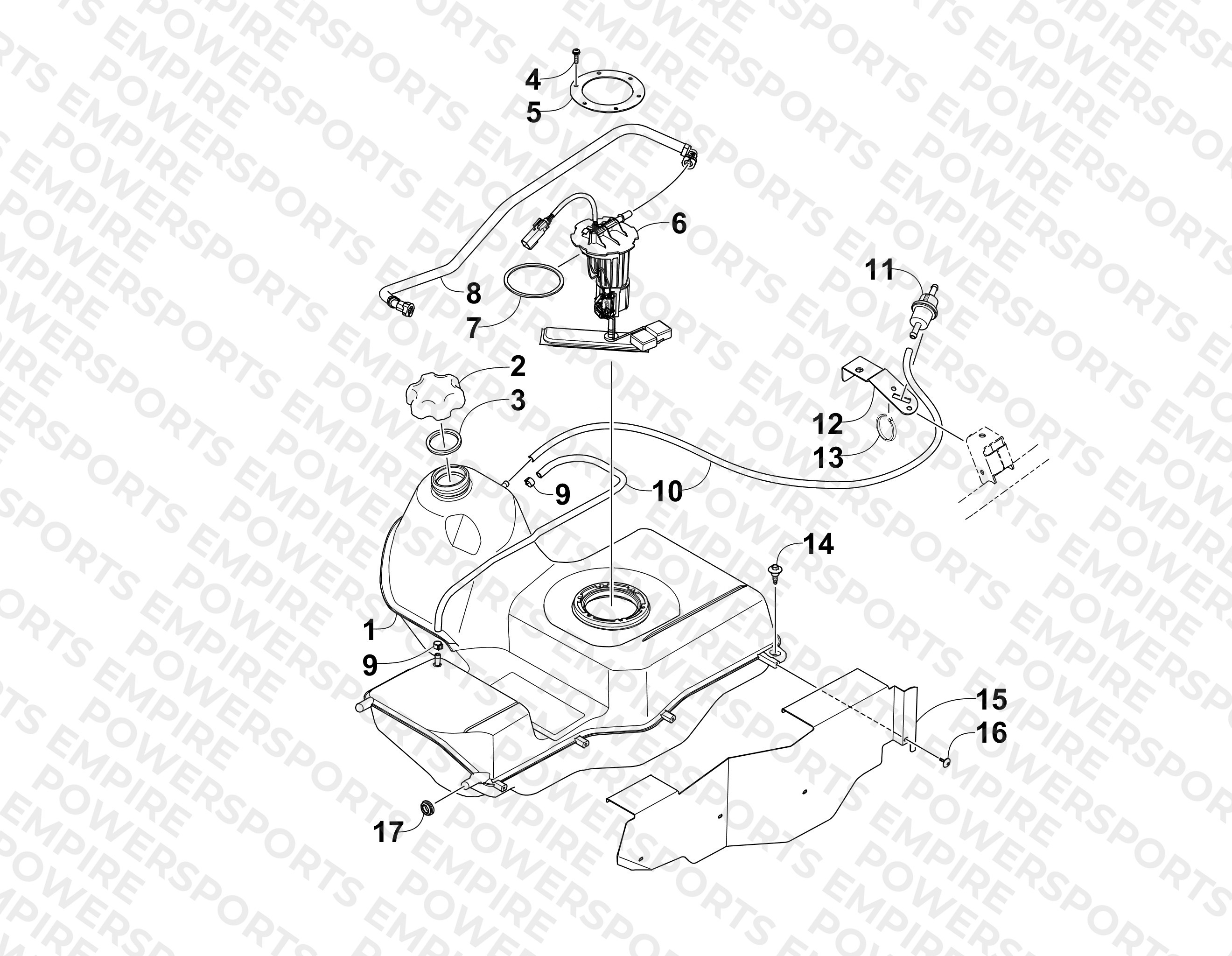GAS TANK ASSEMBLY