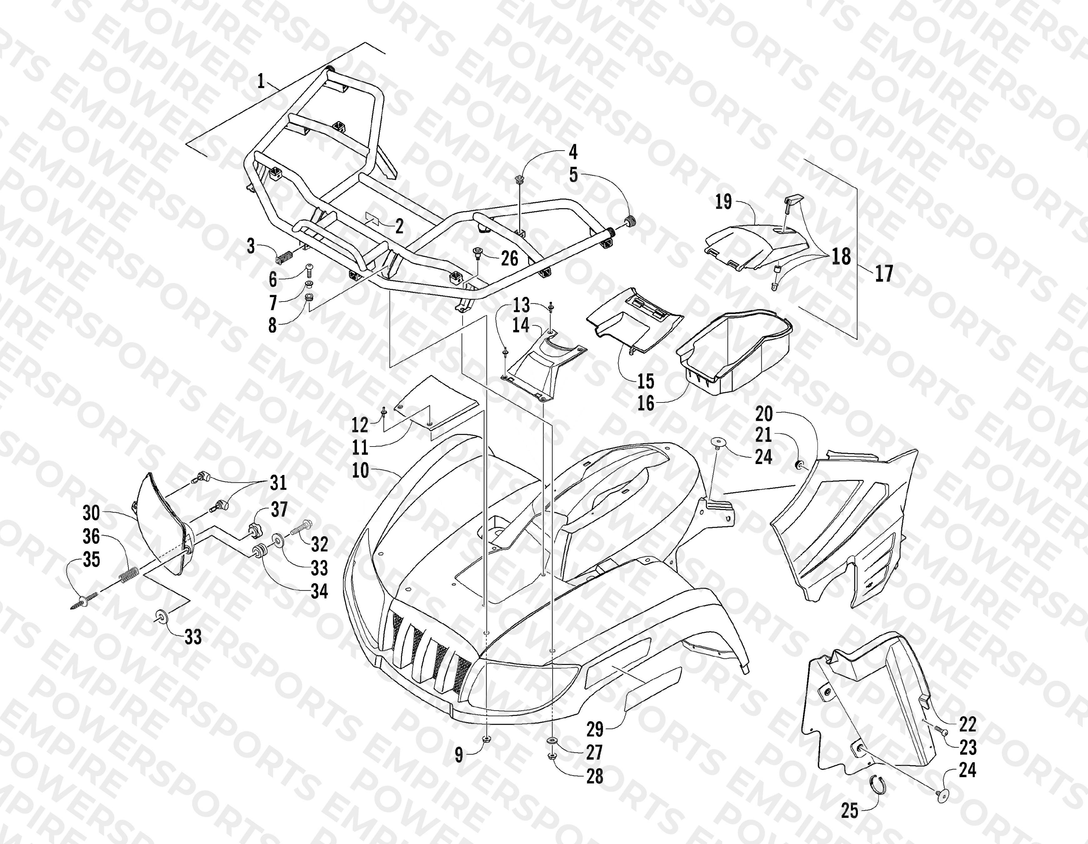 FRONT BODY PANEL ASSEMBLY