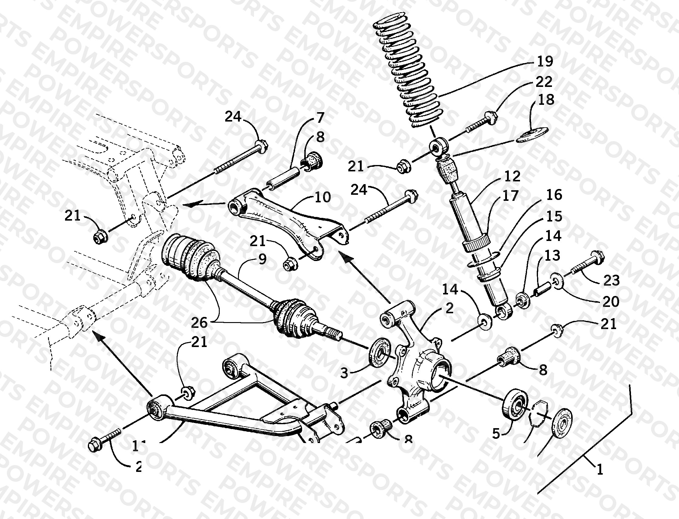 REAR SUSPENSION ASSEMBLY