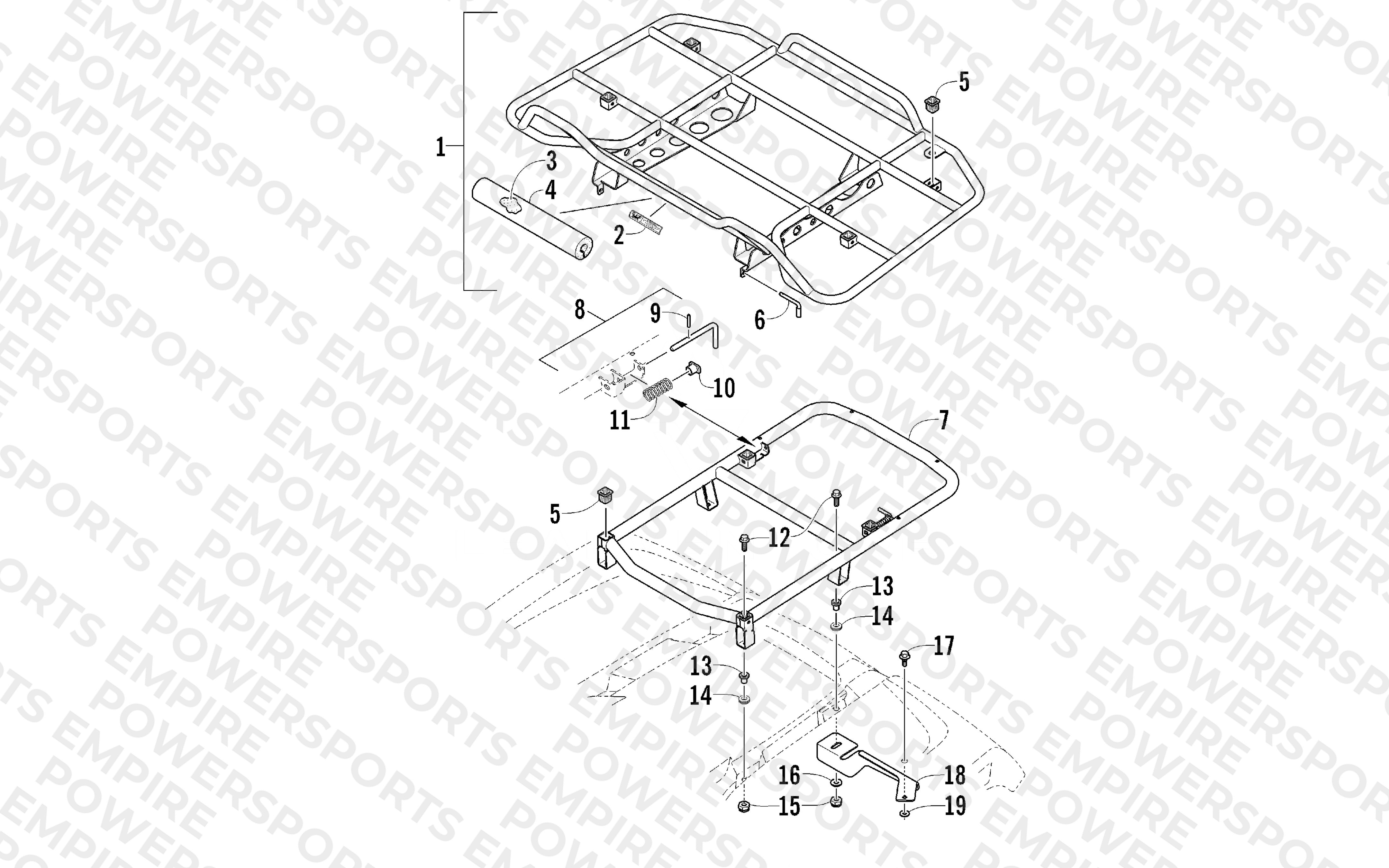 REAR RACK ASSEMBLY