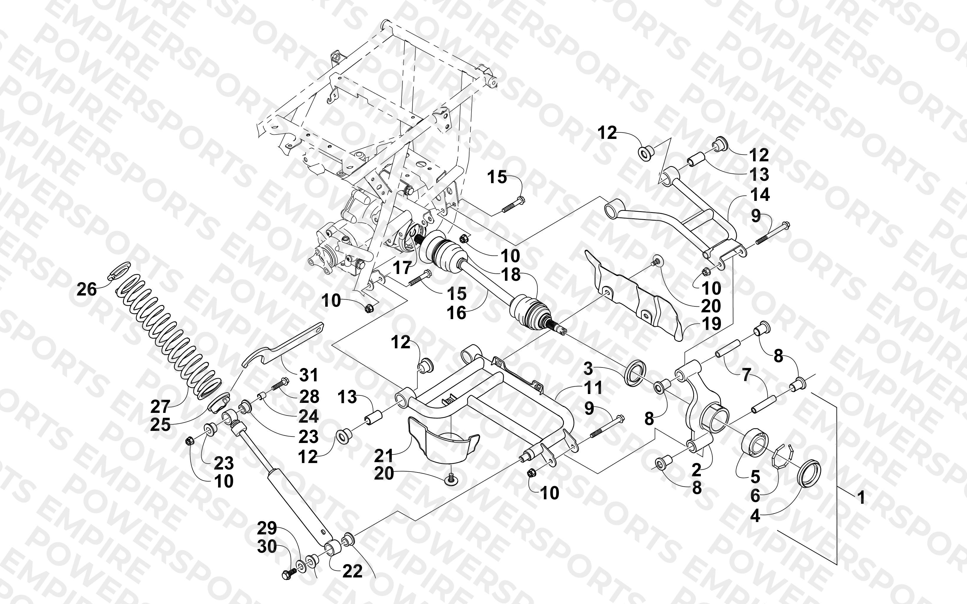 REAR SUSPENSION ASSEMBLY