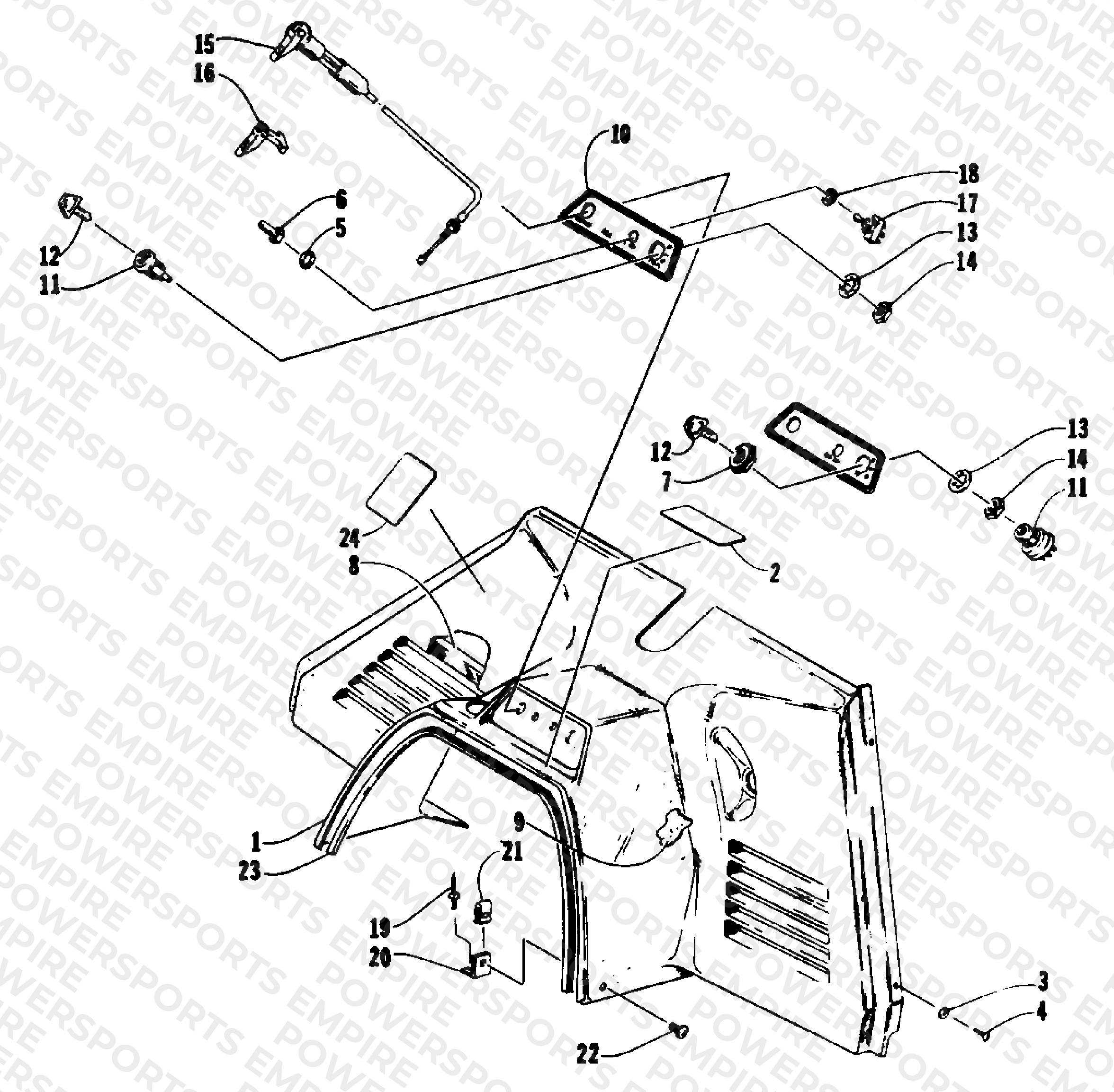 CONSOLE AND SWITCH ASSEMBLIES