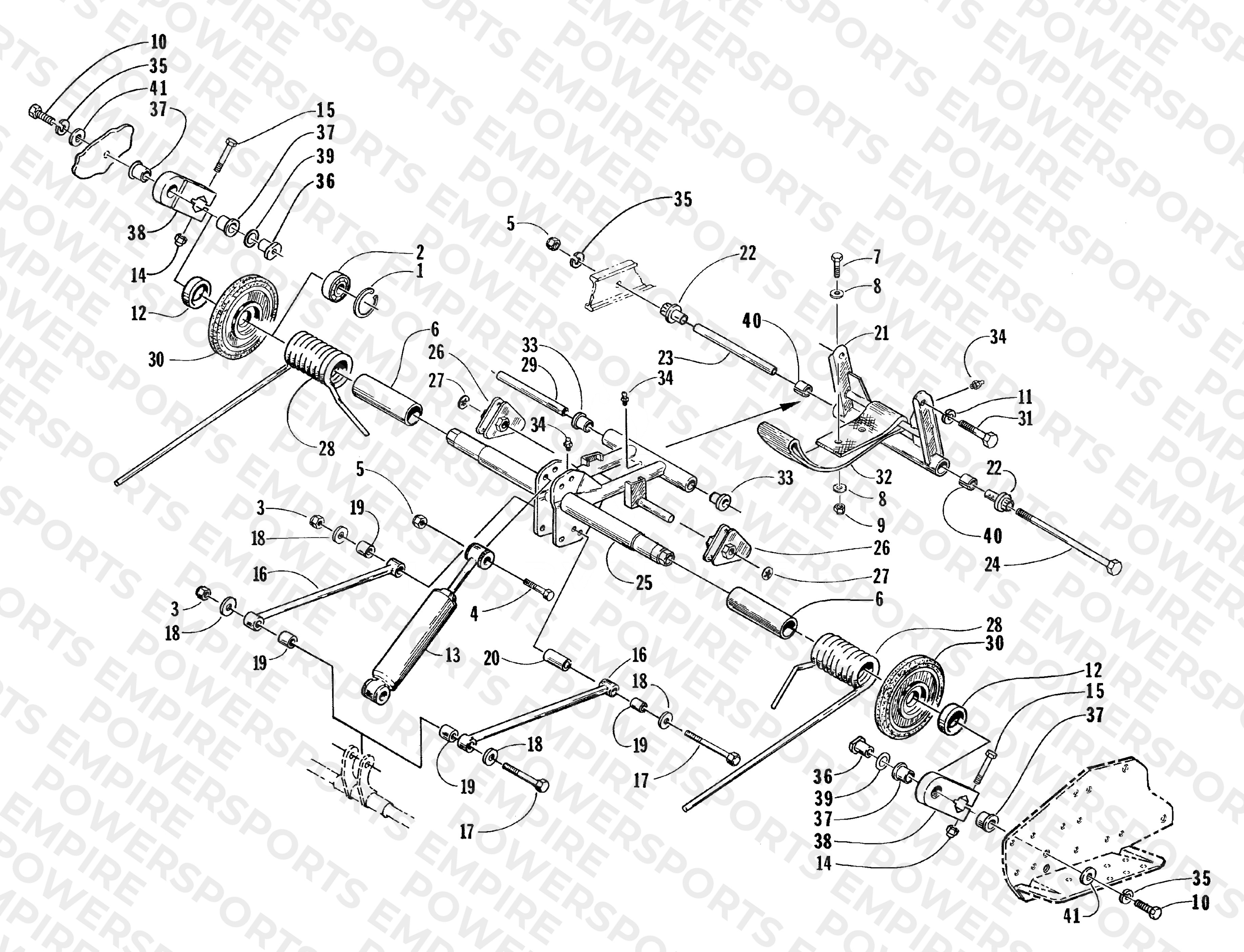 REAR SUSPENSION REAR ARM ASSEMBLY