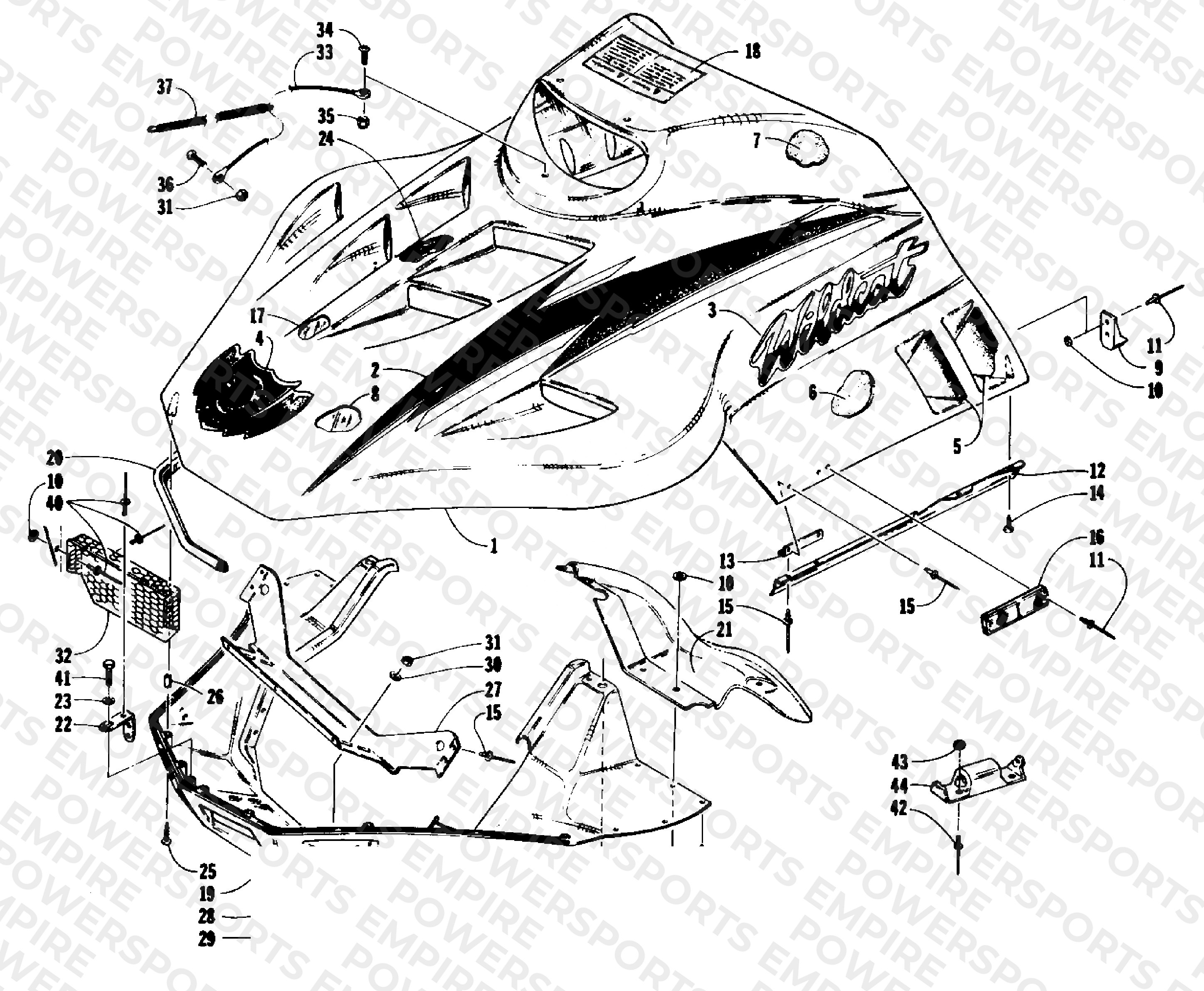 HOOD AND NOSEPIECE ASSEMBLY
