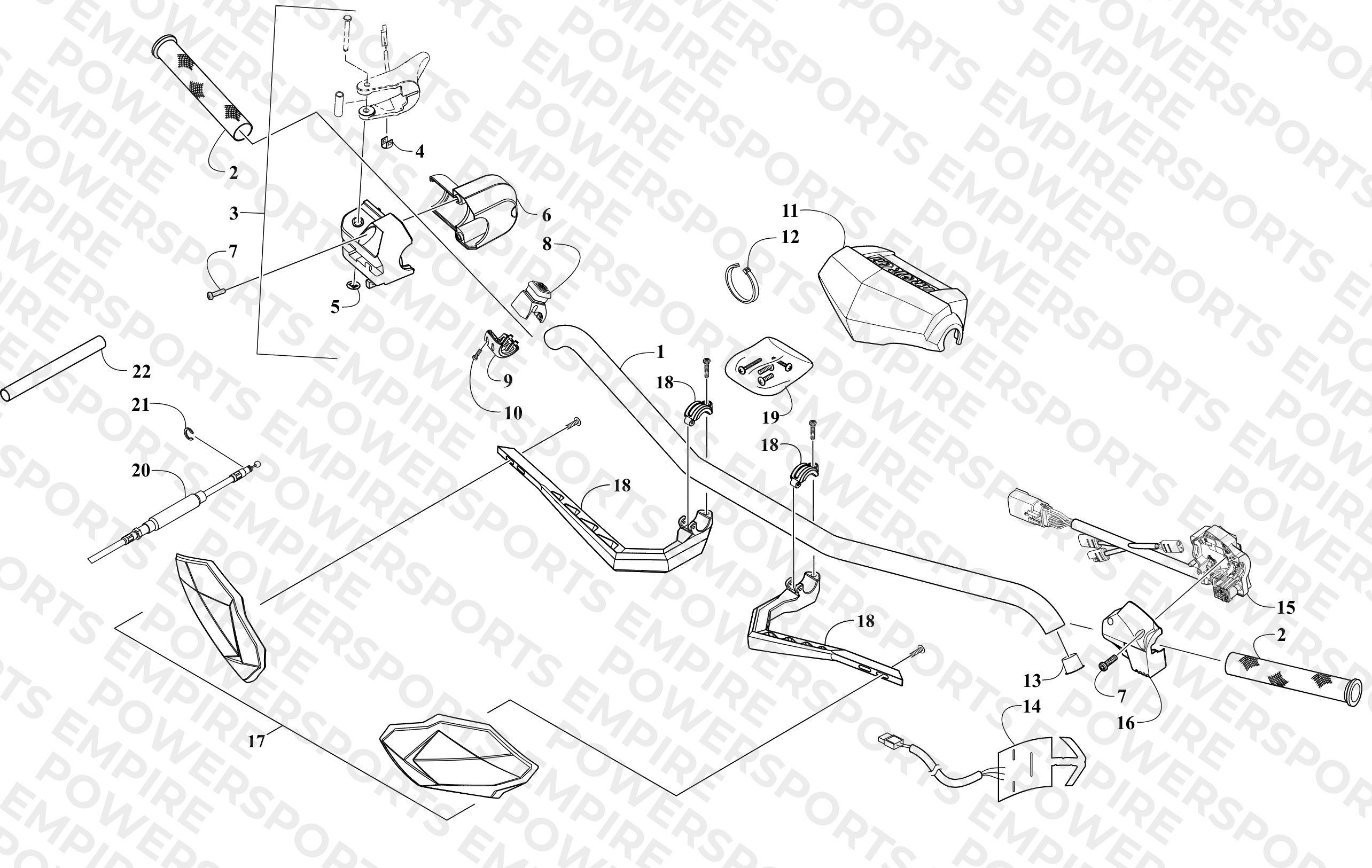 HANDLEBAR AND CONTROLS