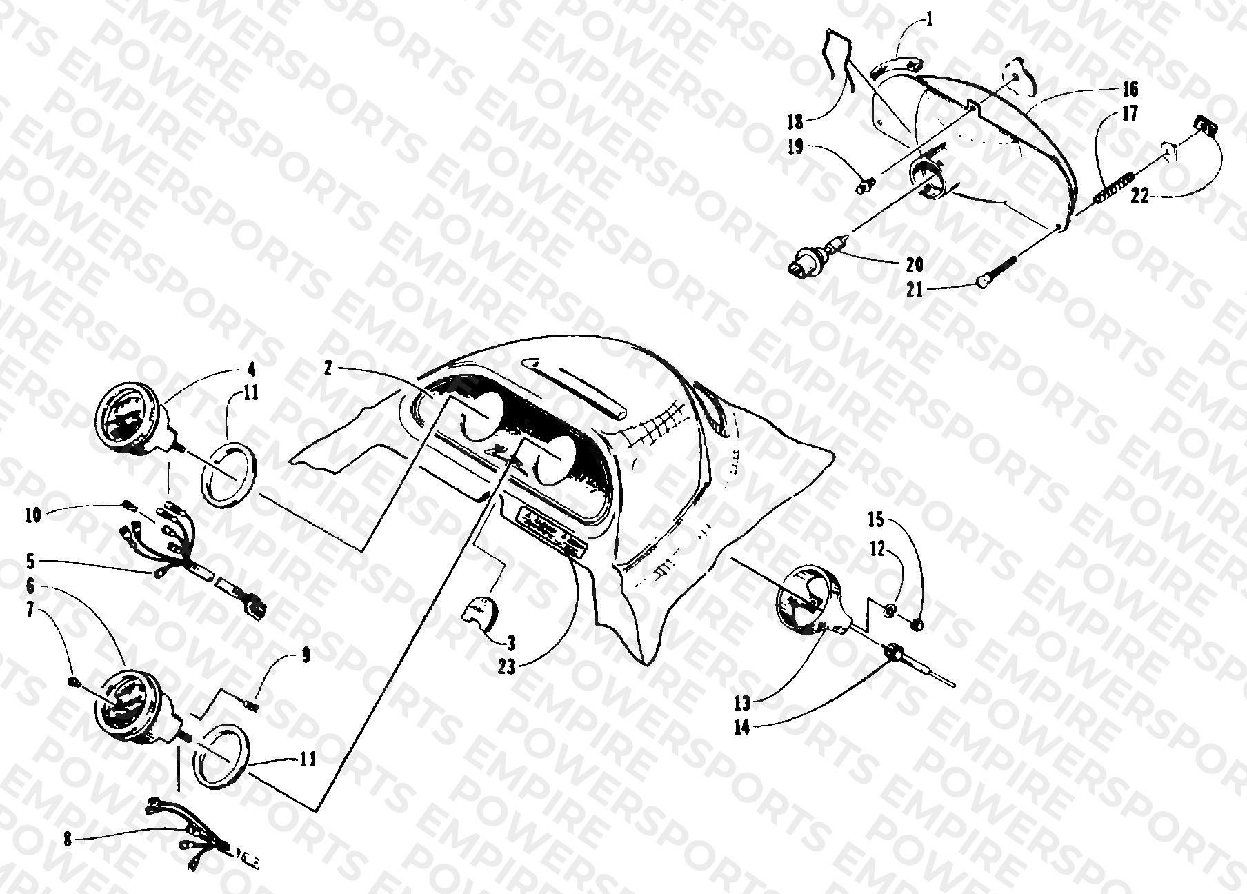 HEADLIGHT AND INSTRUMENTS