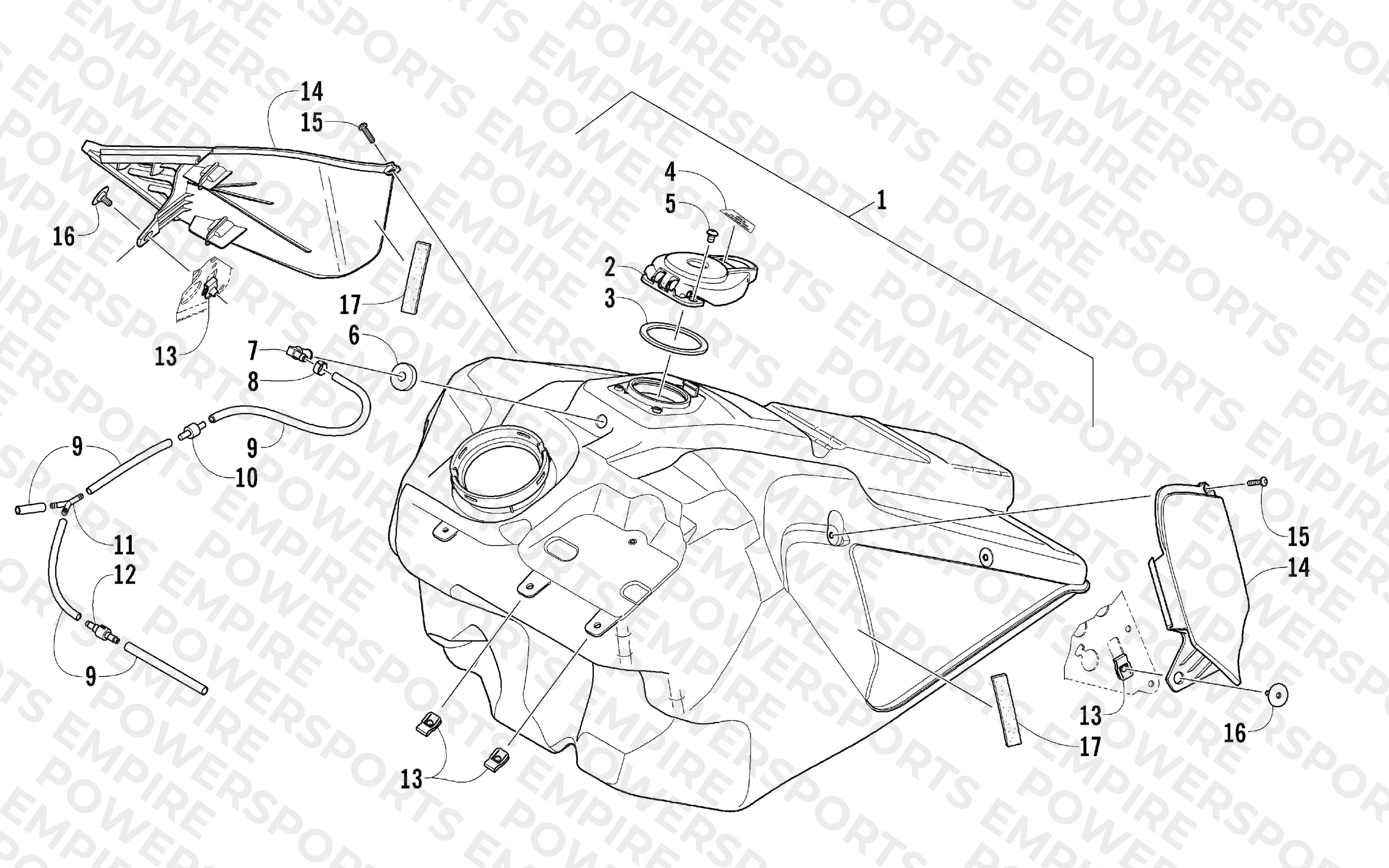GAS TANK ASSEMBLY