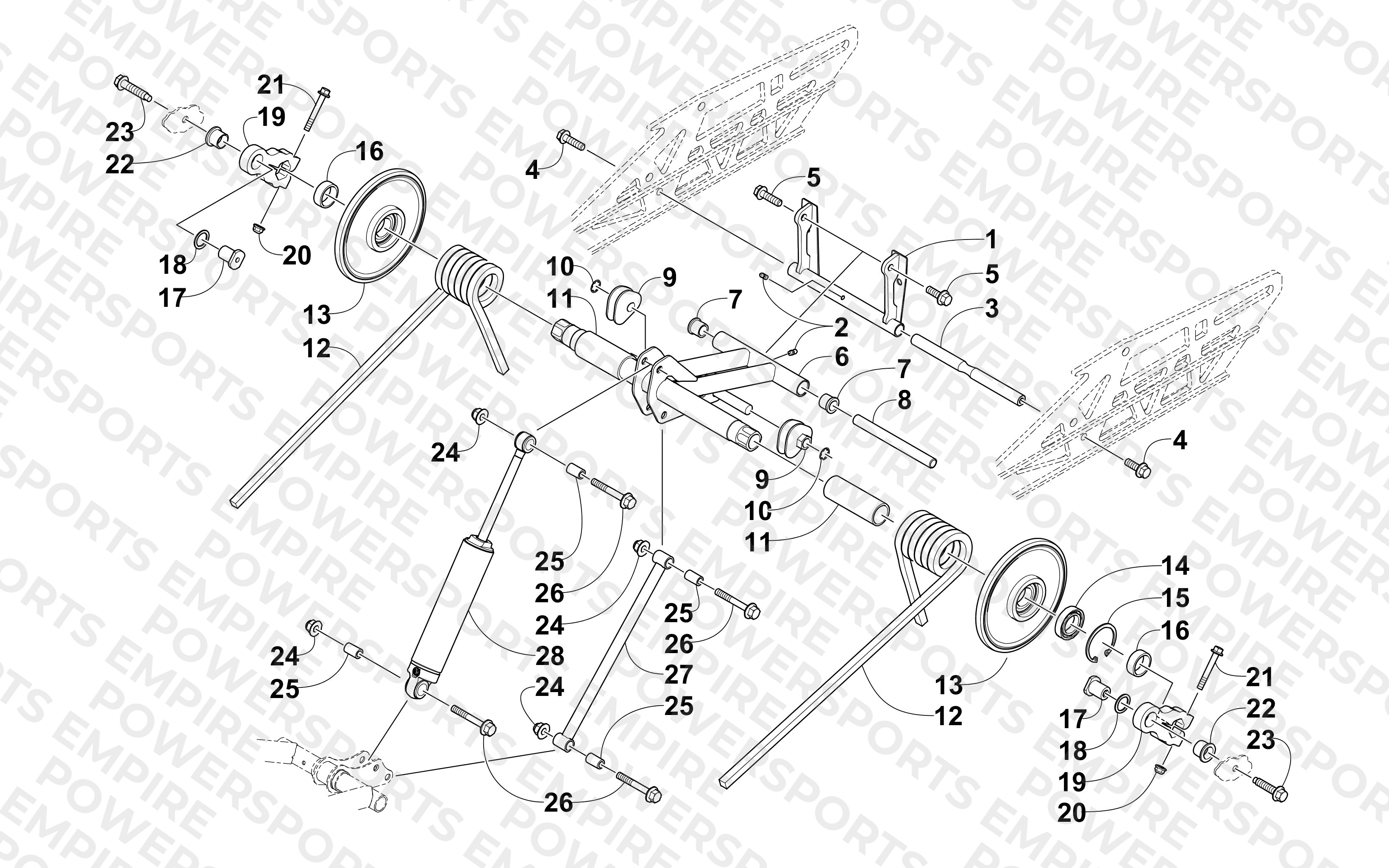 REAR SUSPENSION REAR ARM ASSEMBLY