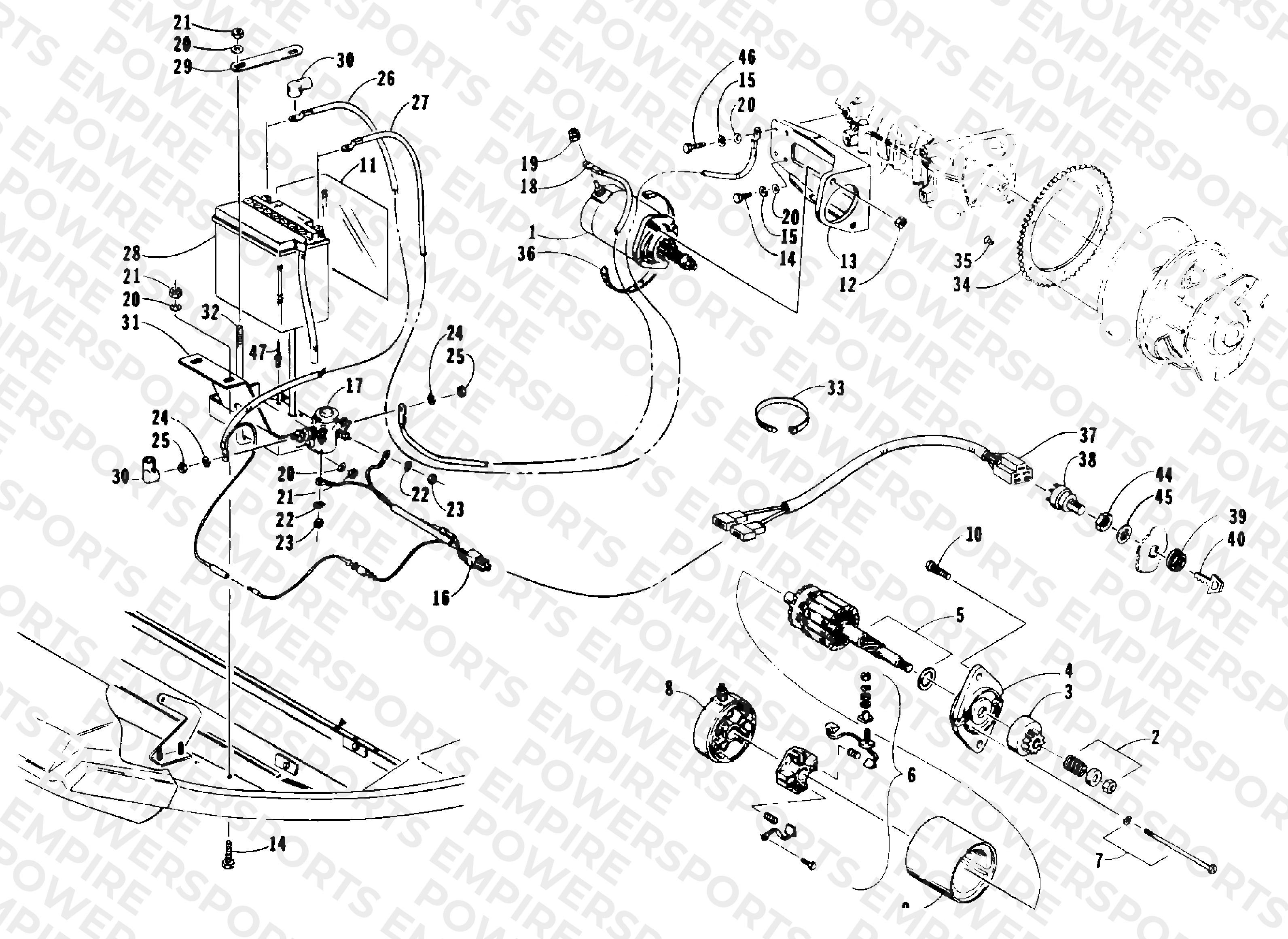 ELECTRIC START ASSEMBLY