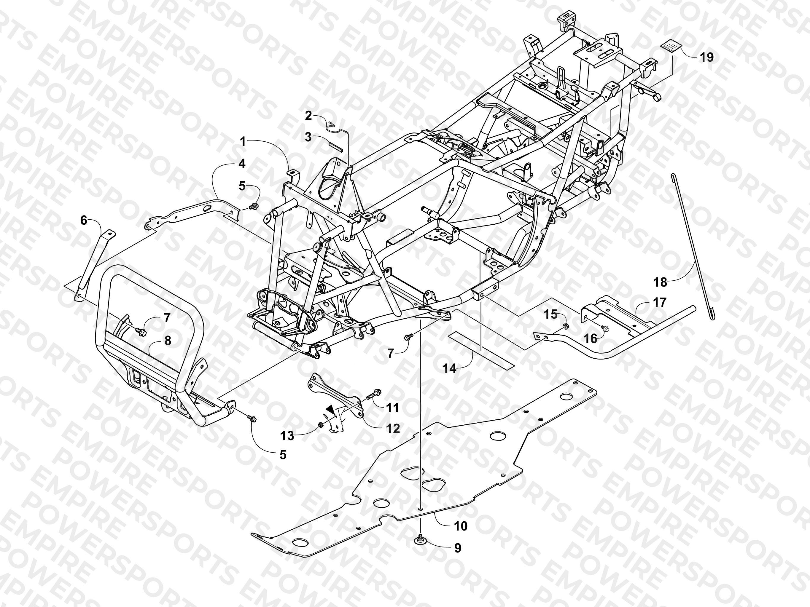 FRAME AND RELATED PARTS