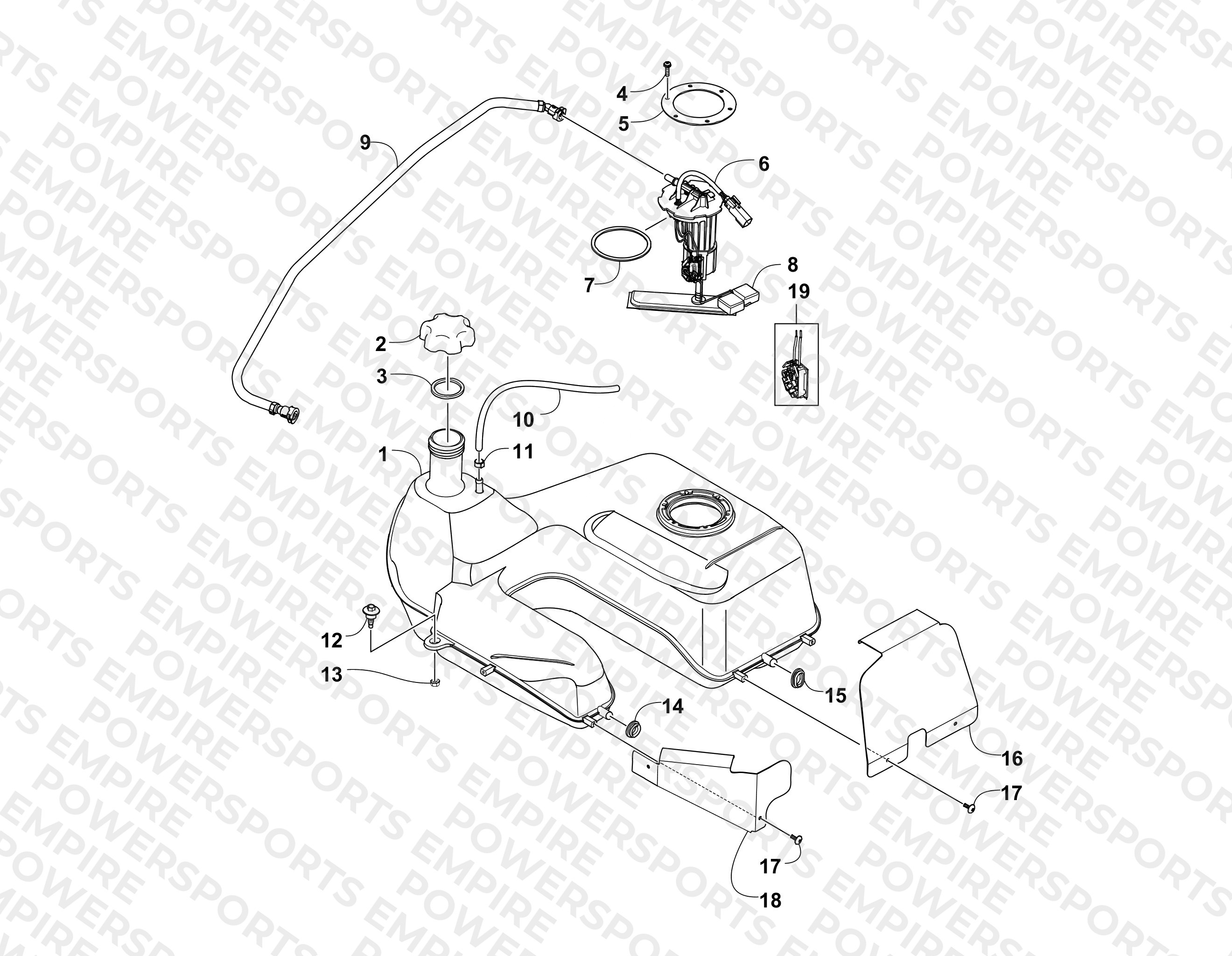 GAS TANK ASSEMBLY
