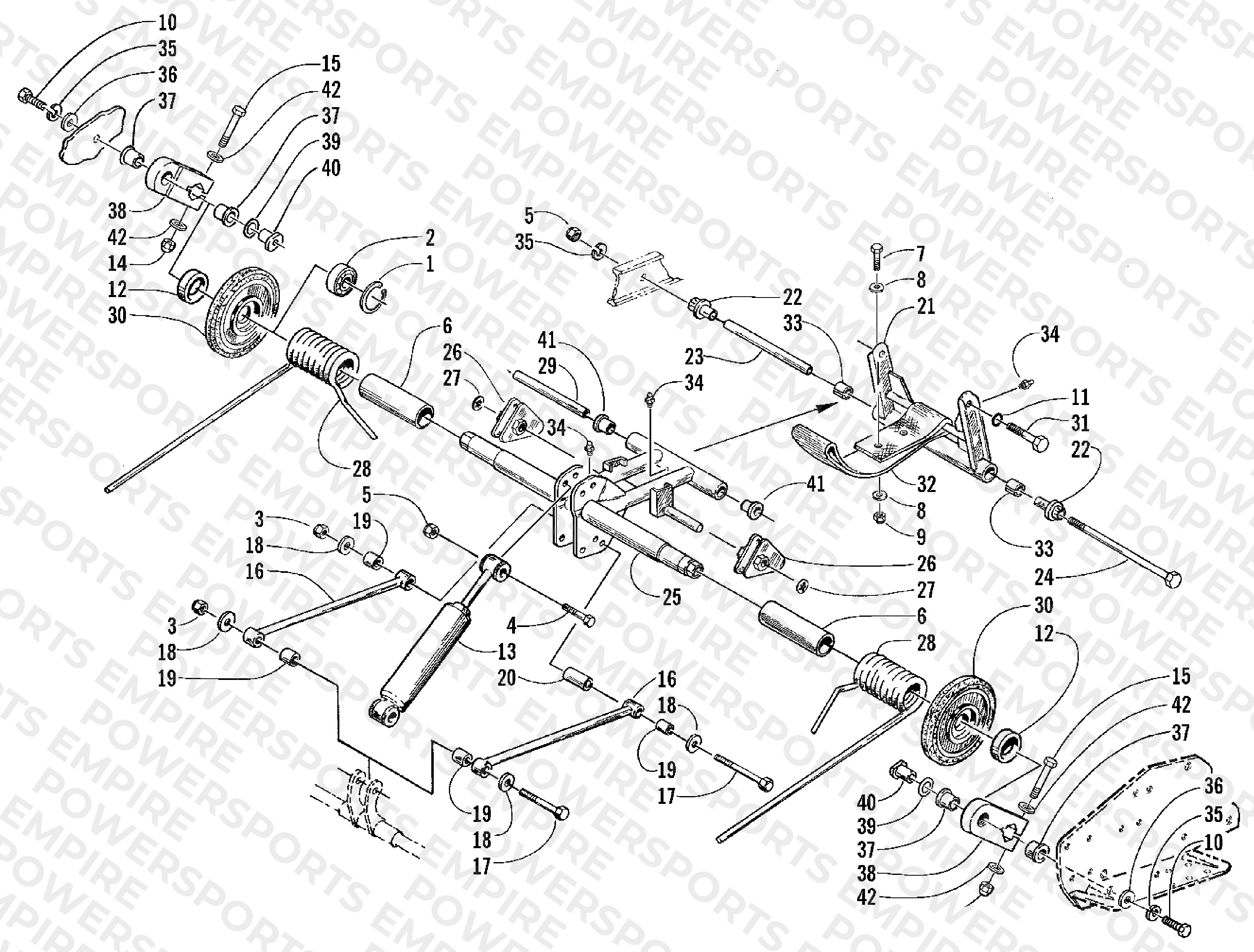 REAR SUSPENSION REAR ARM ASSEMBLY