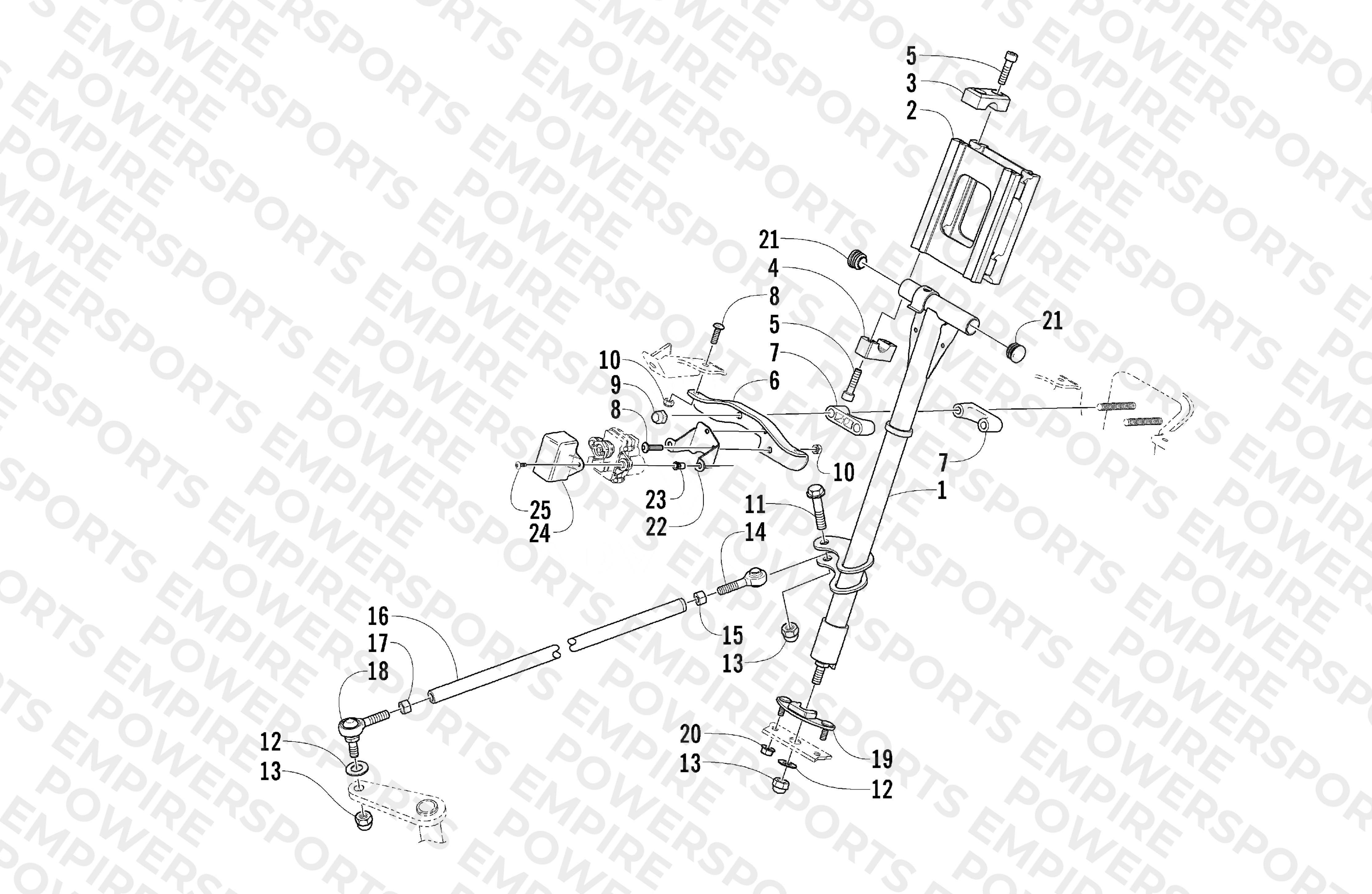 STEERING POST ASSEMBLY