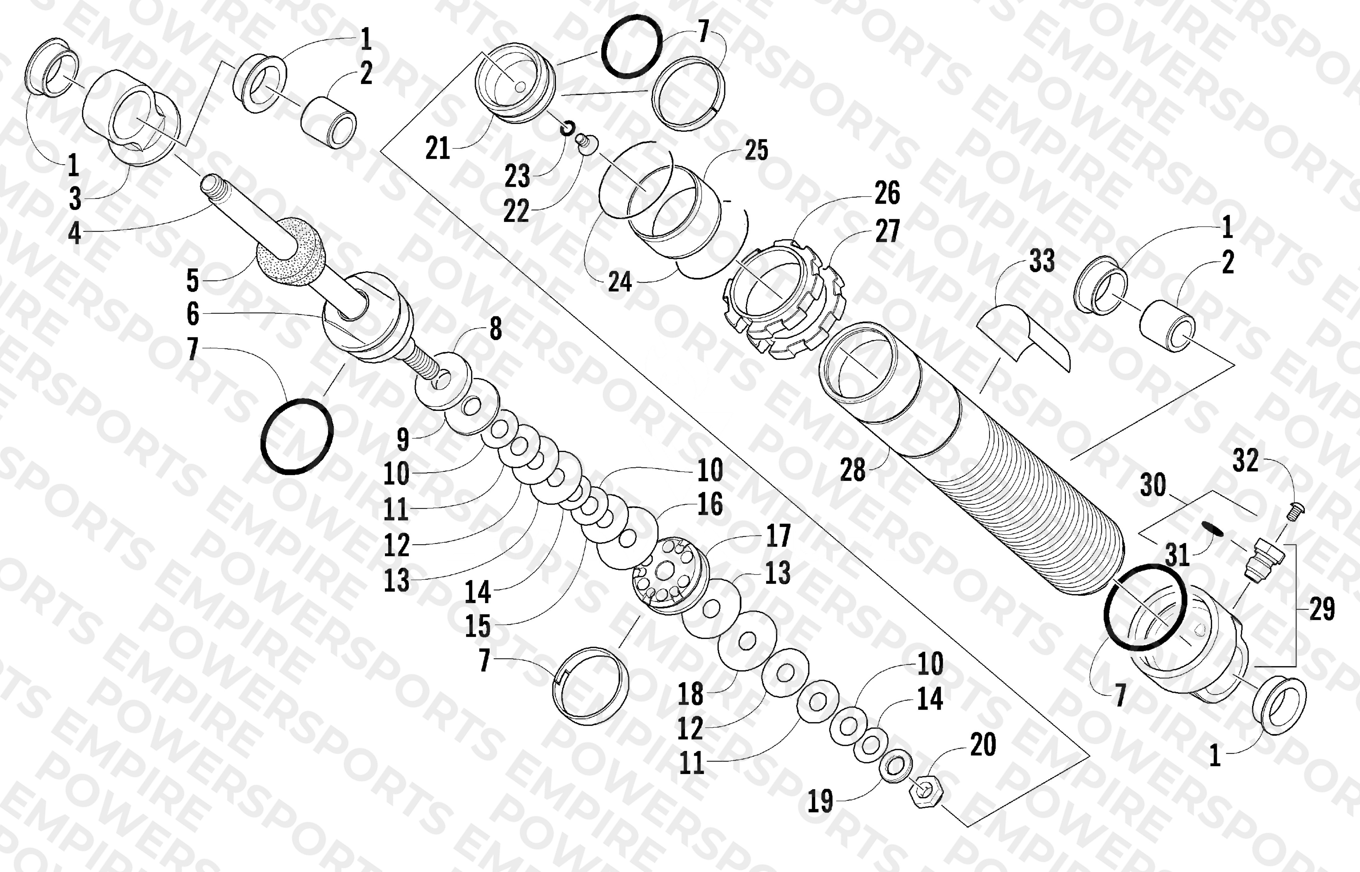 FRONT SUSPENSION SHOCK ABSORBER