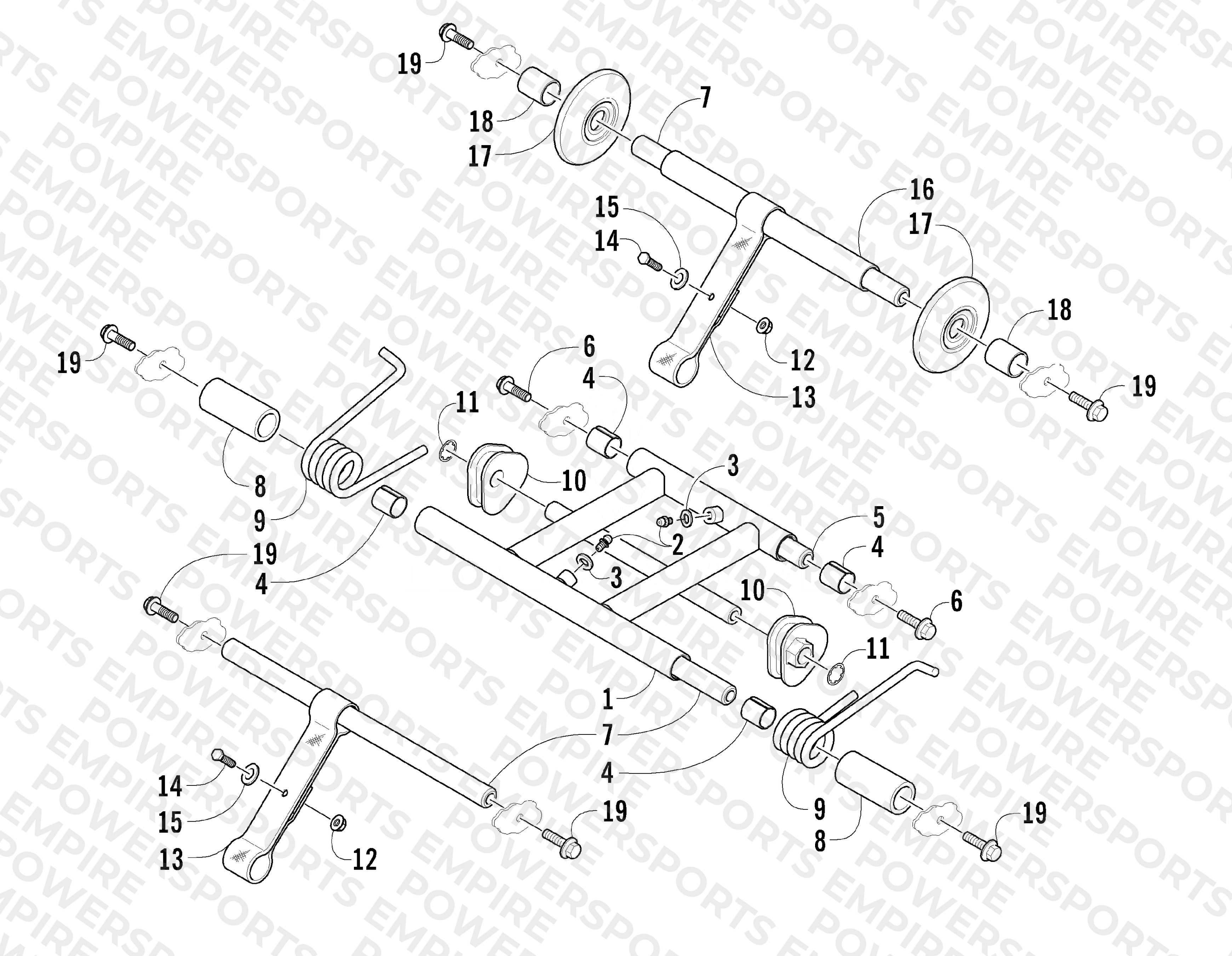 REAR SUSPENSION ARM ASSEMBLY
