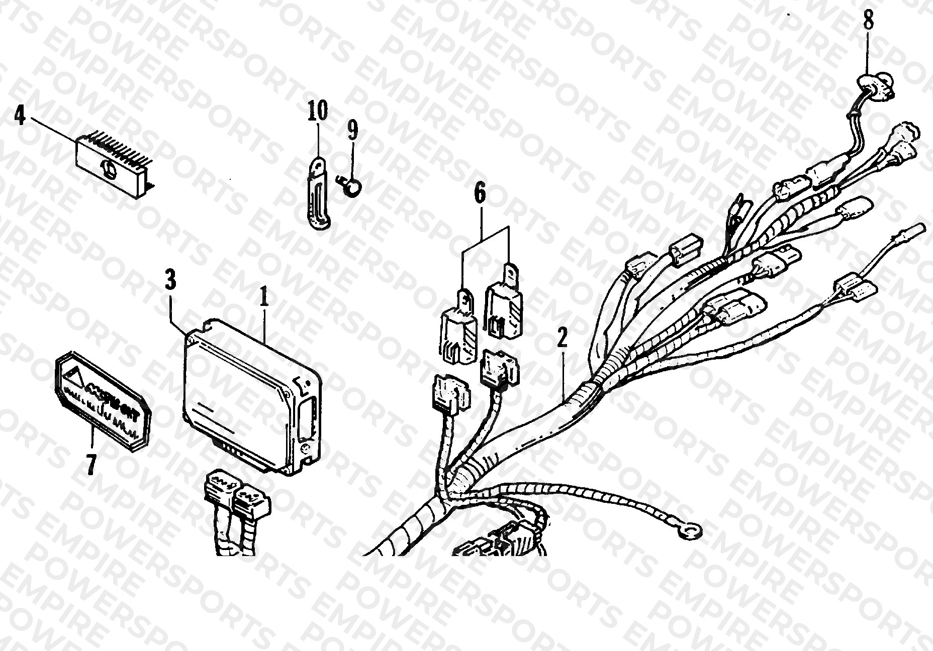 ECU AND ECU HARNESS ASSEMBLIES