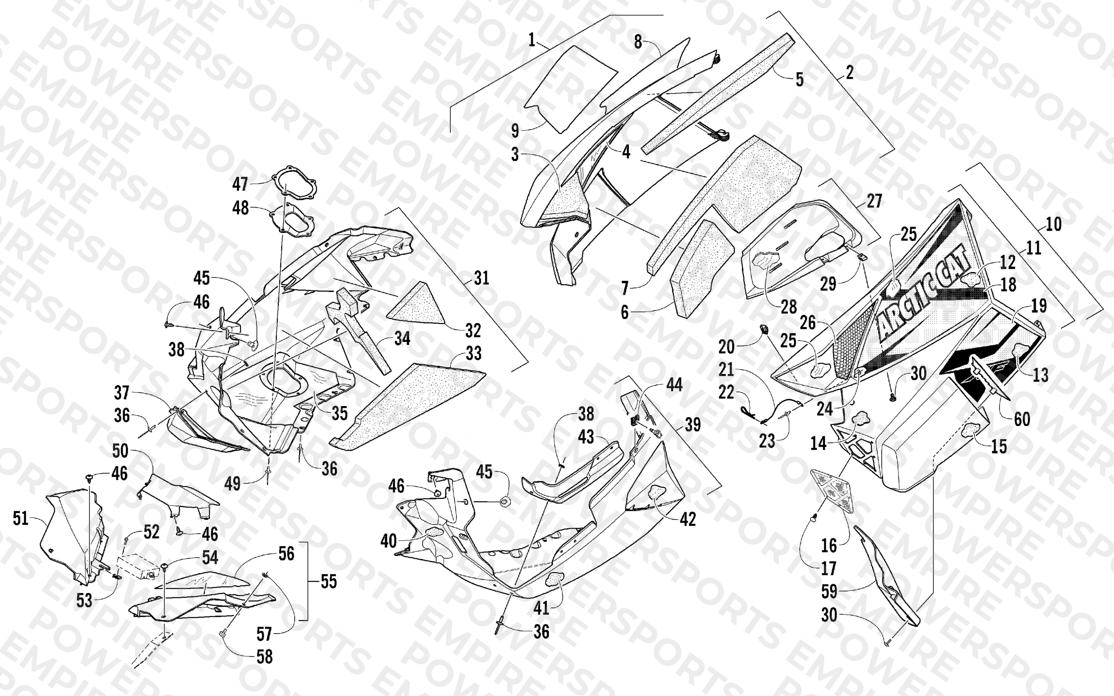 SKID PLATE AND SIDE PANEL ASSEMBLY