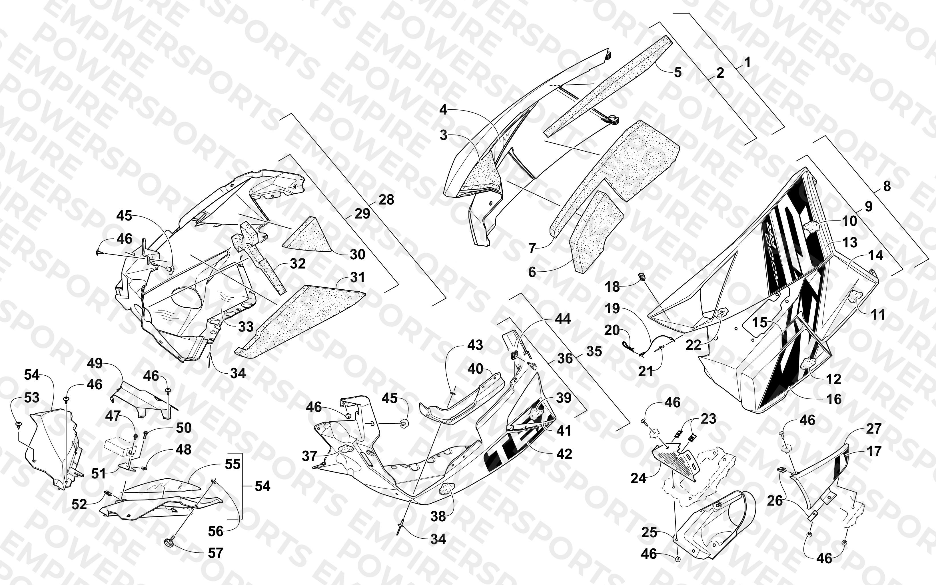 SKID PLATE AND SIDE PANEL ASSEMBLY