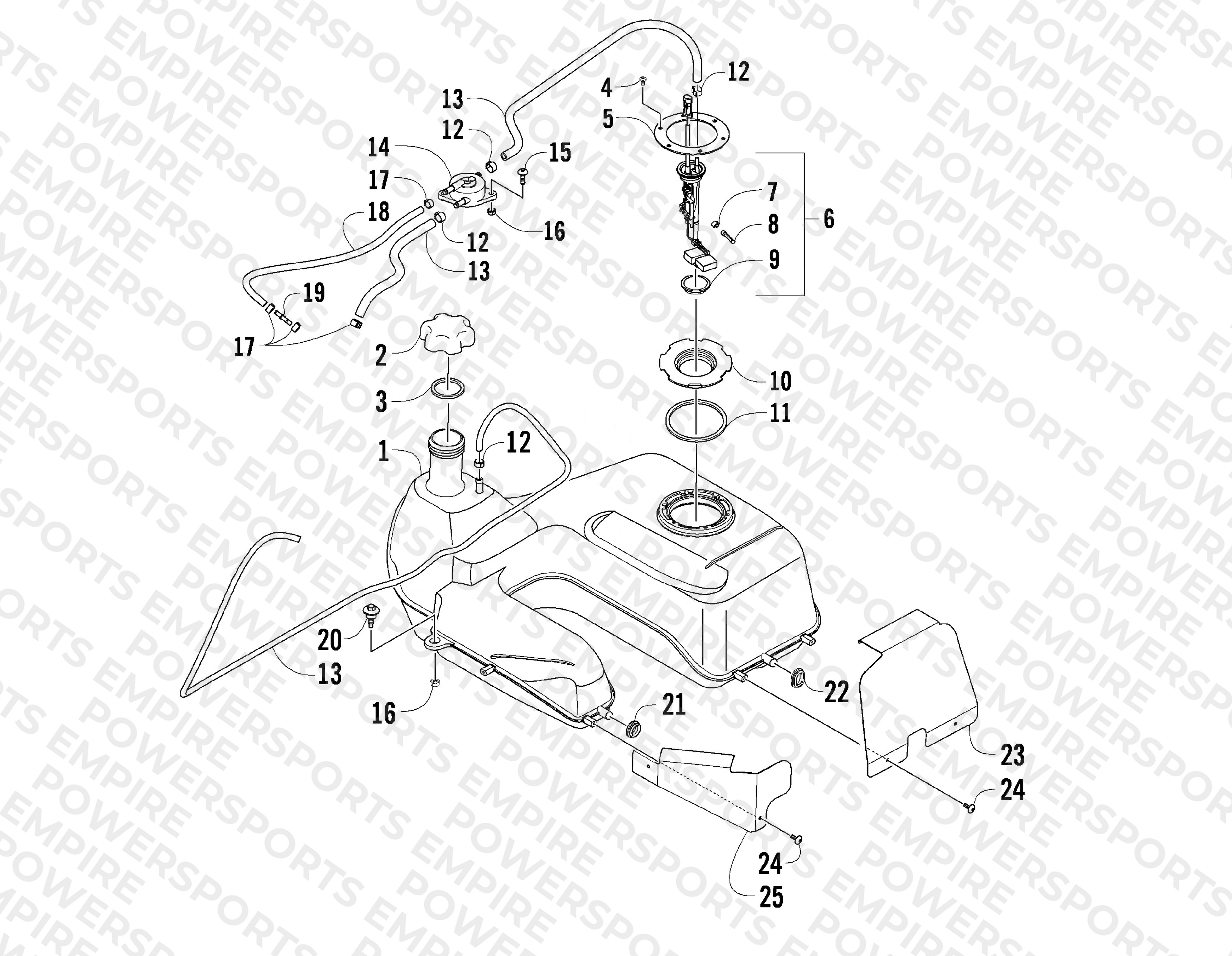 GAS TANK ASSEMBLY